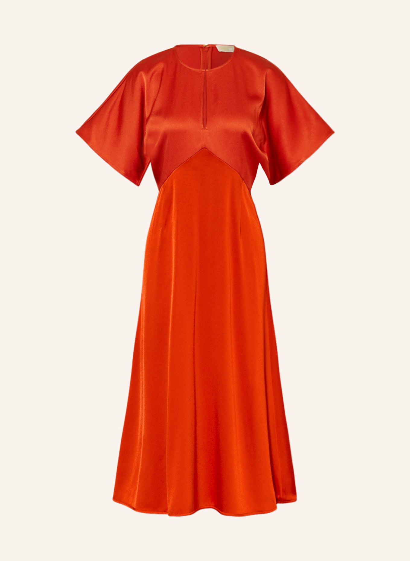 MICHAEL KORS Satin dress, Color: DARK ORANGE (Image 1)