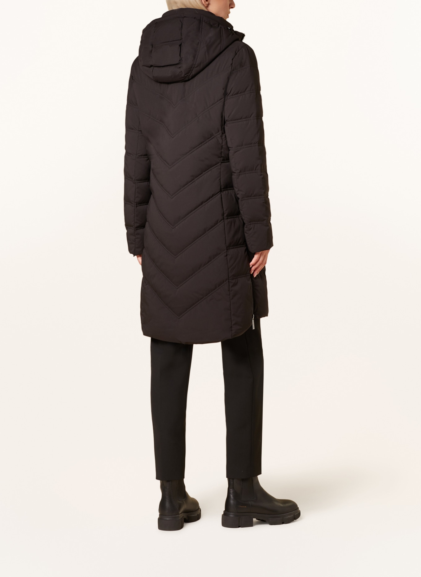 MICHAEL KORS Down coat, Color: BLACK (Image 3)