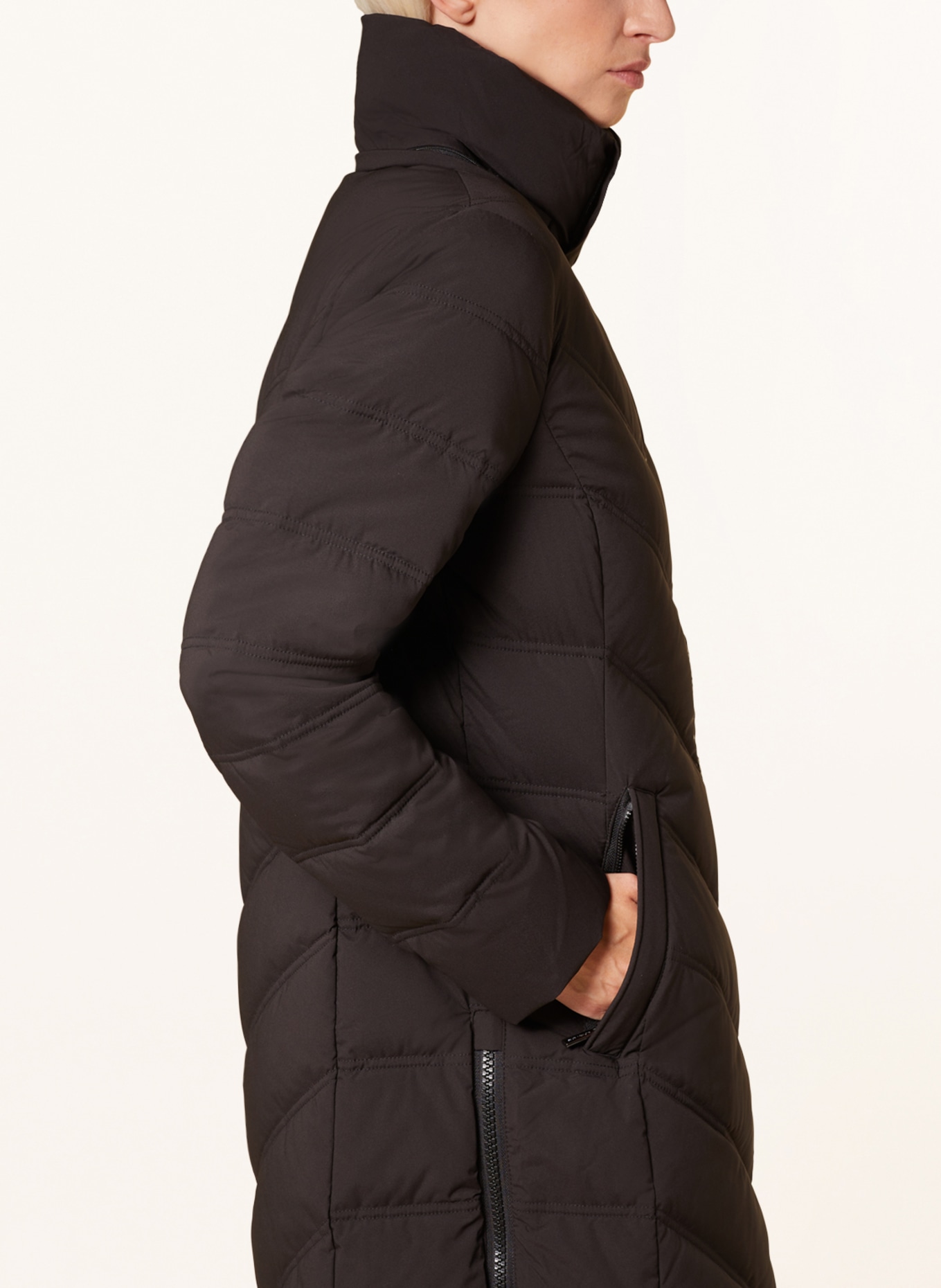MICHAEL KORS Down coat, Color: BLACK (Image 5)