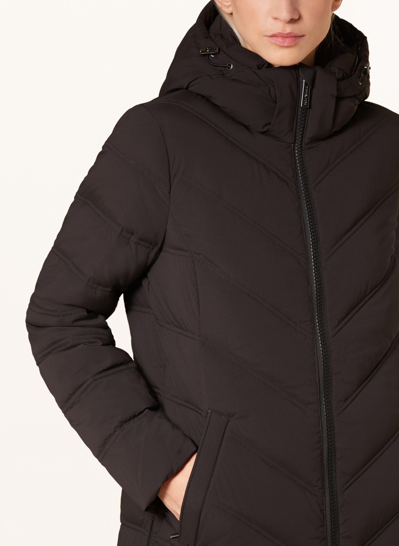 MICHAEL KORS Down coat, Color: BLACK (Image 6)