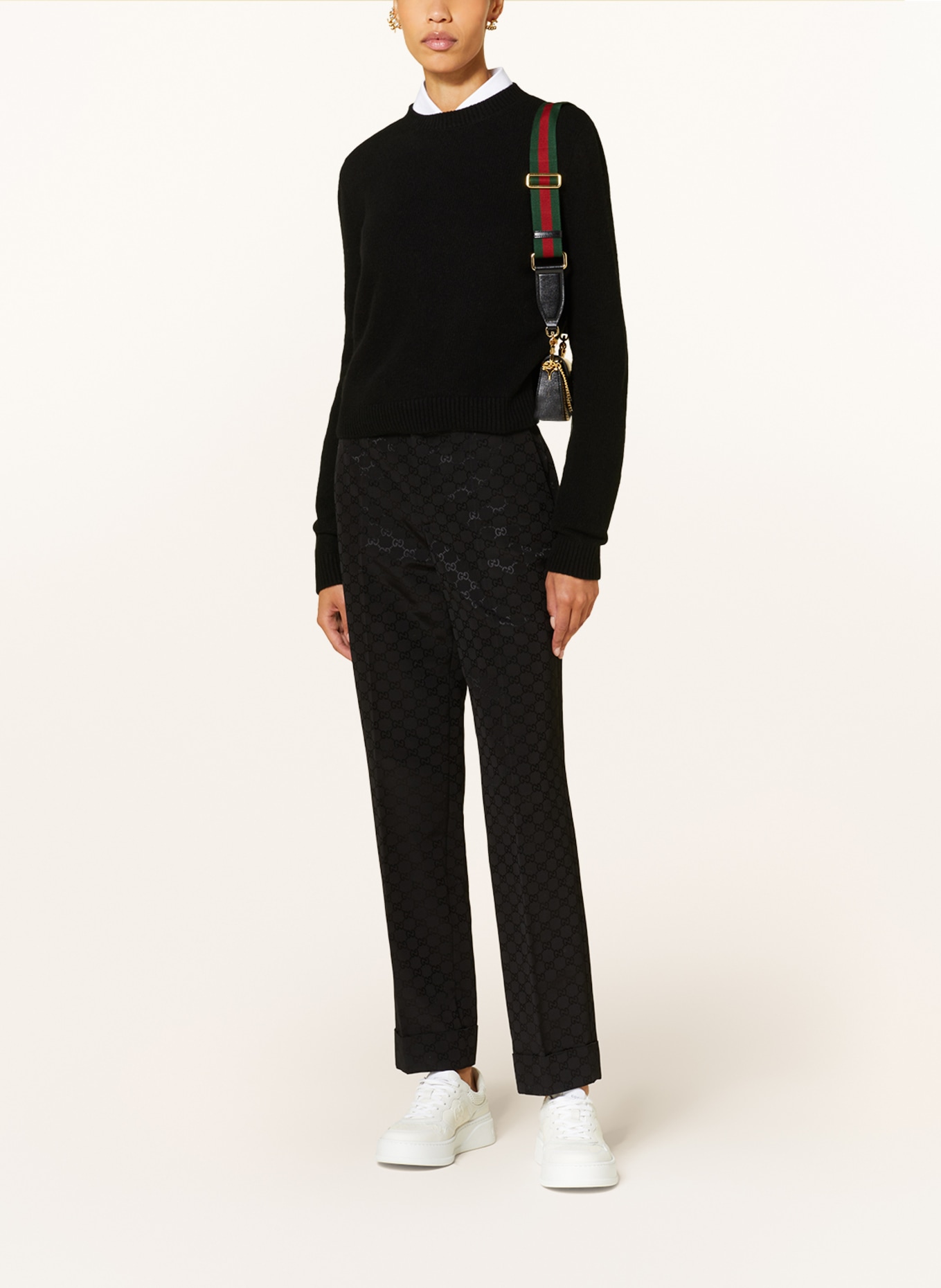 GUCCI Pullover mit Cashmere, Farbe: SCHWARZ (Bild 2)