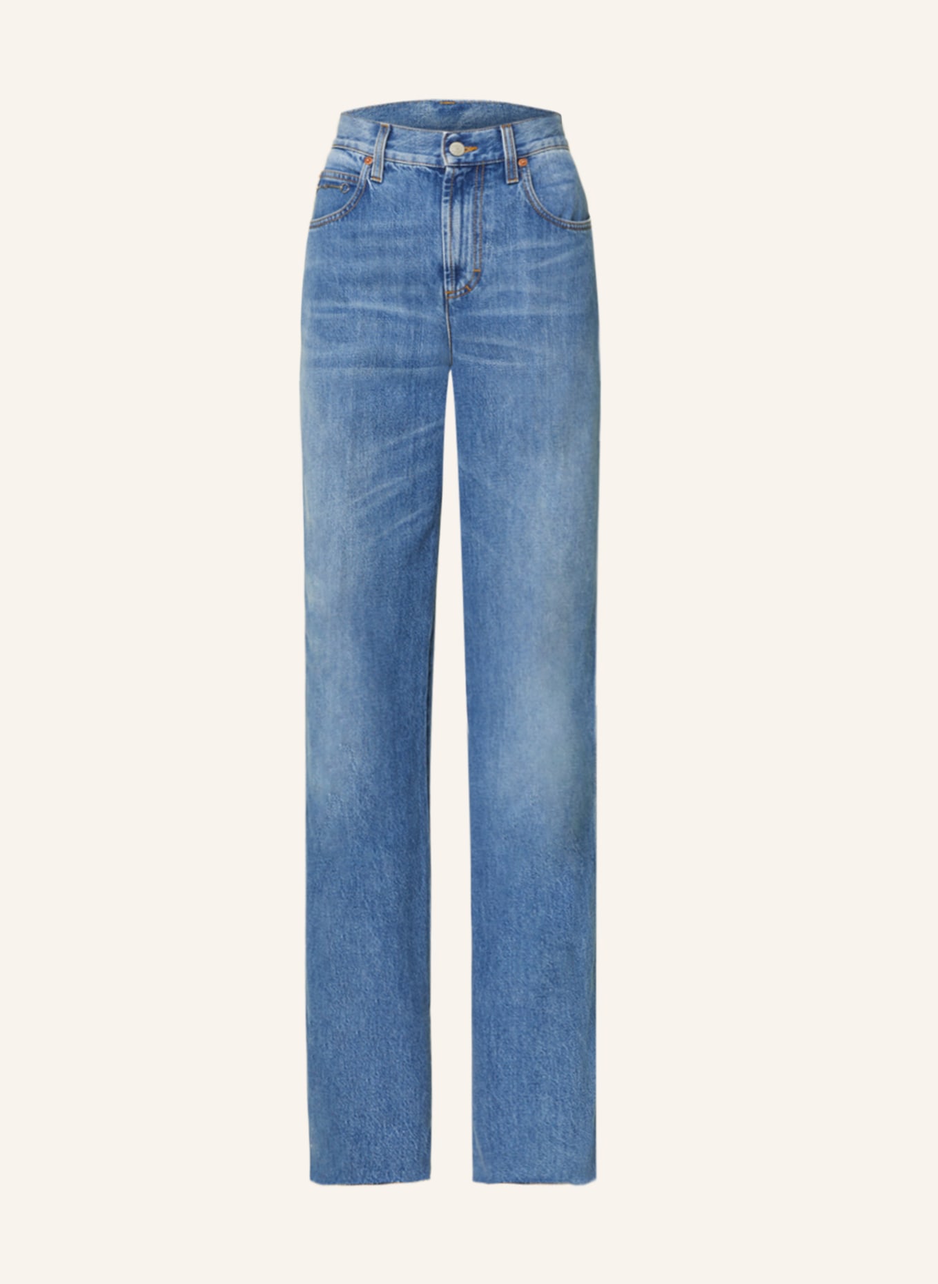 GUCCI Straight Jeans, Farbe: 4447 Blue/Mix (Bild 1)