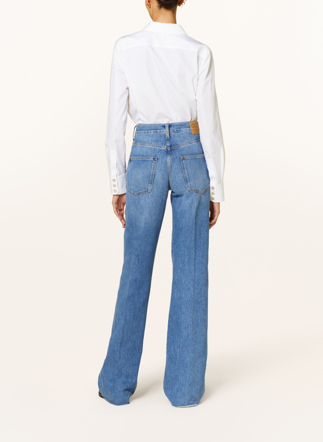 GUCCI Straight jeans, Color: 4447 Blue/Mix (Image 3)