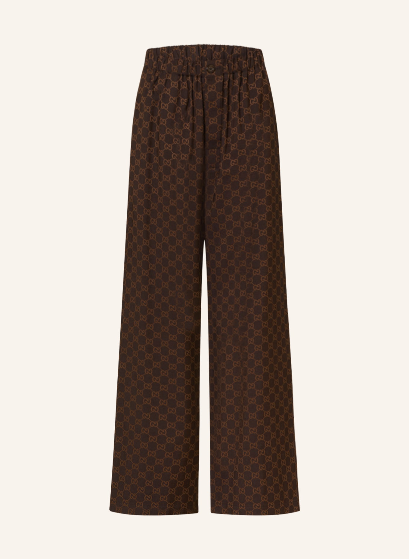 GUCCI Trousers, Color: DARK BROWN/ COGNAC (Image 1)