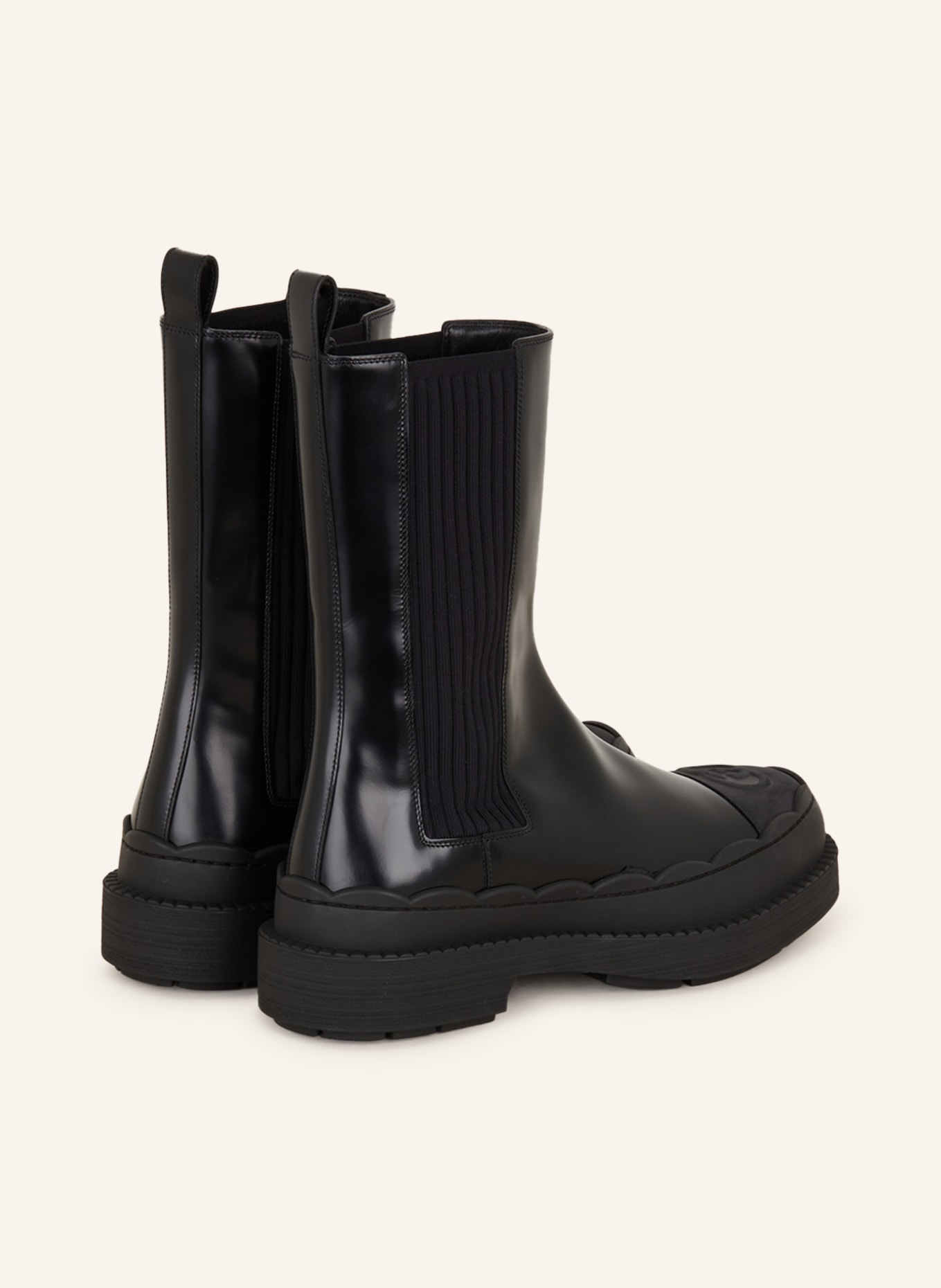 GUCCI Chelsea-Boots, Farbe: 1000 Black/Black/Black (Bild 2)