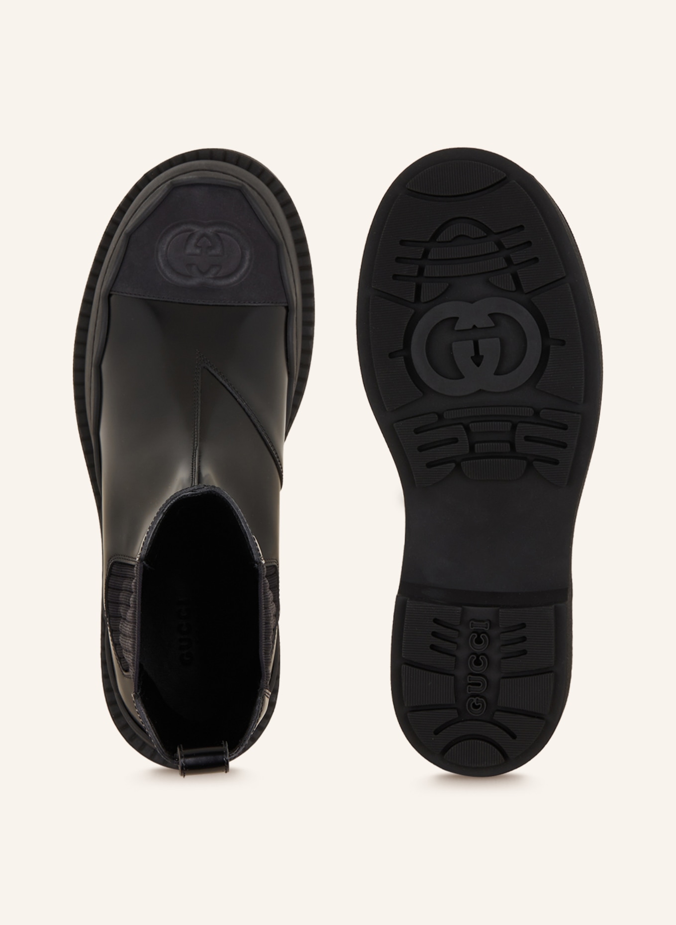 GUCCI Chelsea-Boots, Farbe: 1000 Black/Black/Black (Bild 5)