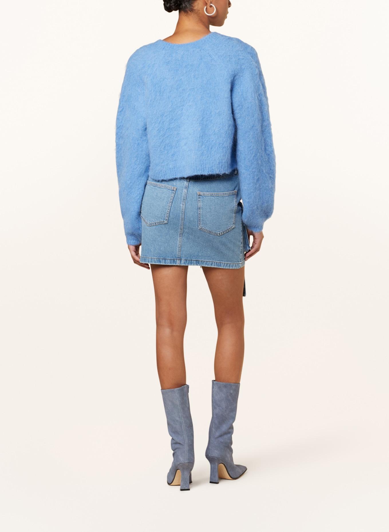 GESTUZ Alpaca sweater SAFIGZ, Color: BLUE (Image 3)