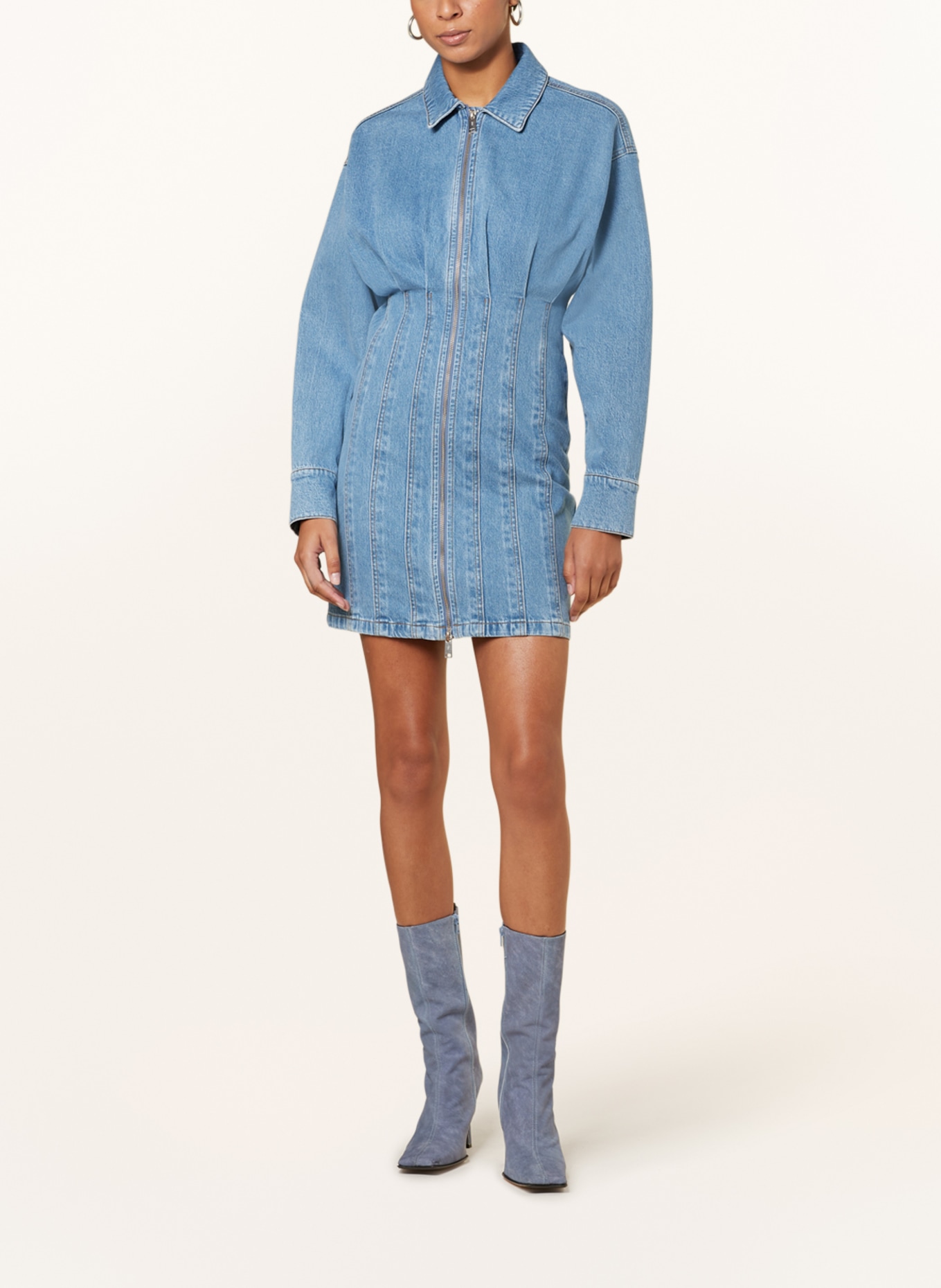 GESTUZ Sukienka jeansowa ZOYGZ, Kolor: 104609 mid blue wash (Obrazek 2)