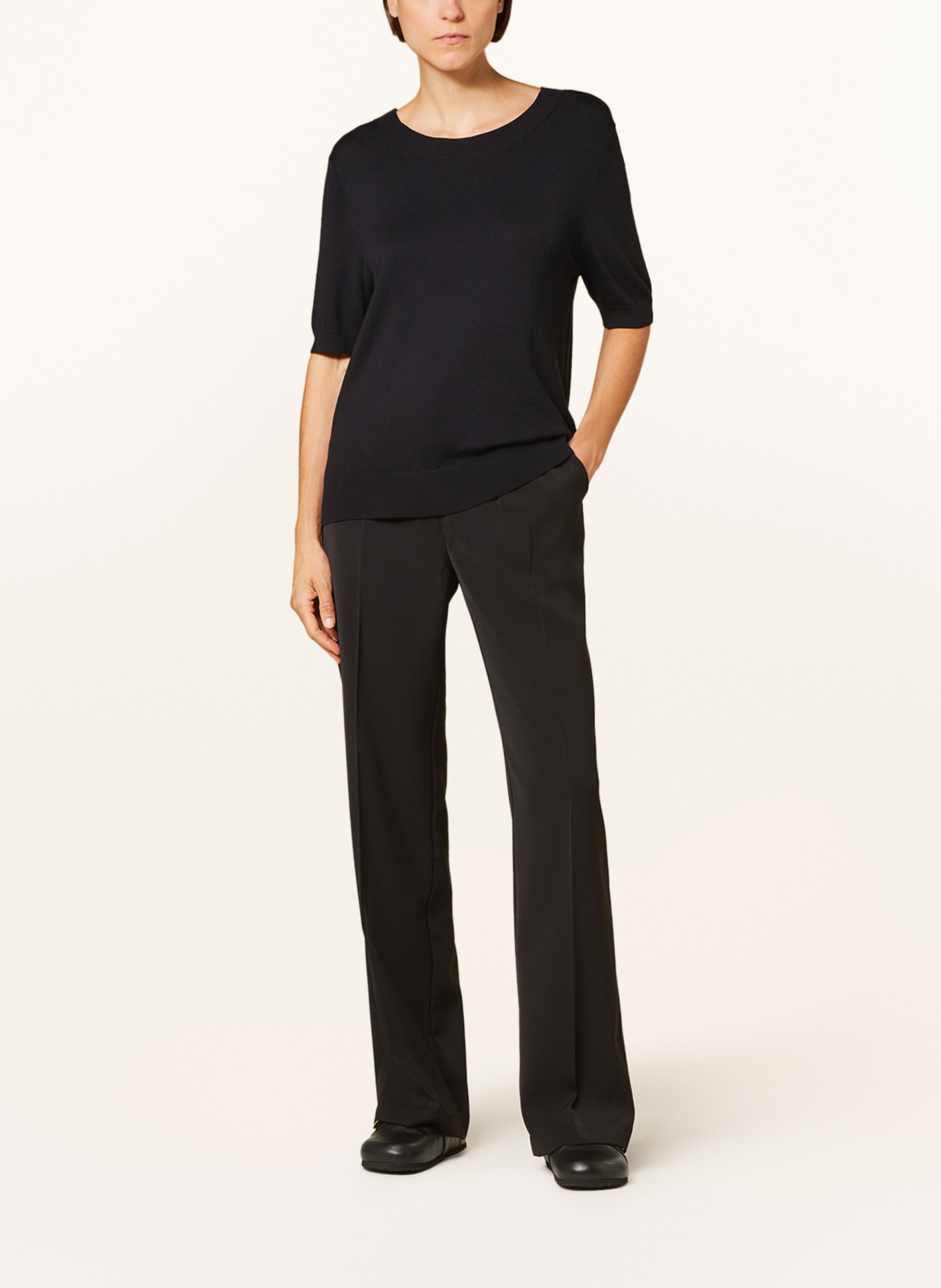 darling harbour Knit shirt, Color: BLACK (Image 2)