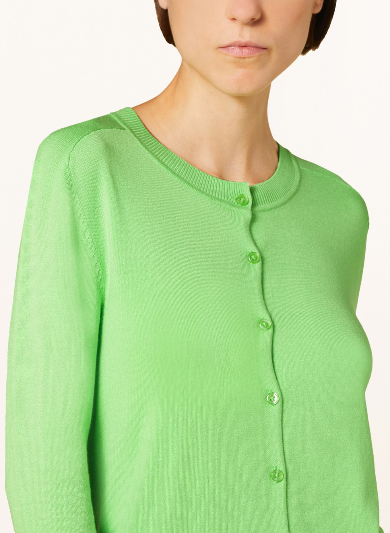 darling harbour Cardigan, Color: LIGHT GREEN (Image 4)