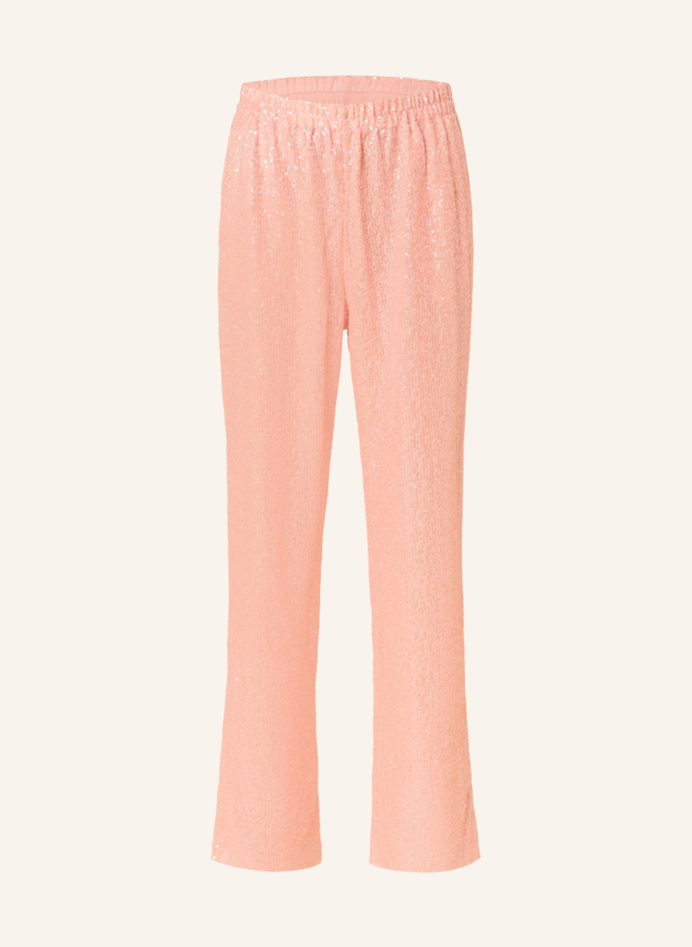 STINE GOYA Wide leg trousers FATOU with sequins, Color: LIGHT PINK (Image 1)