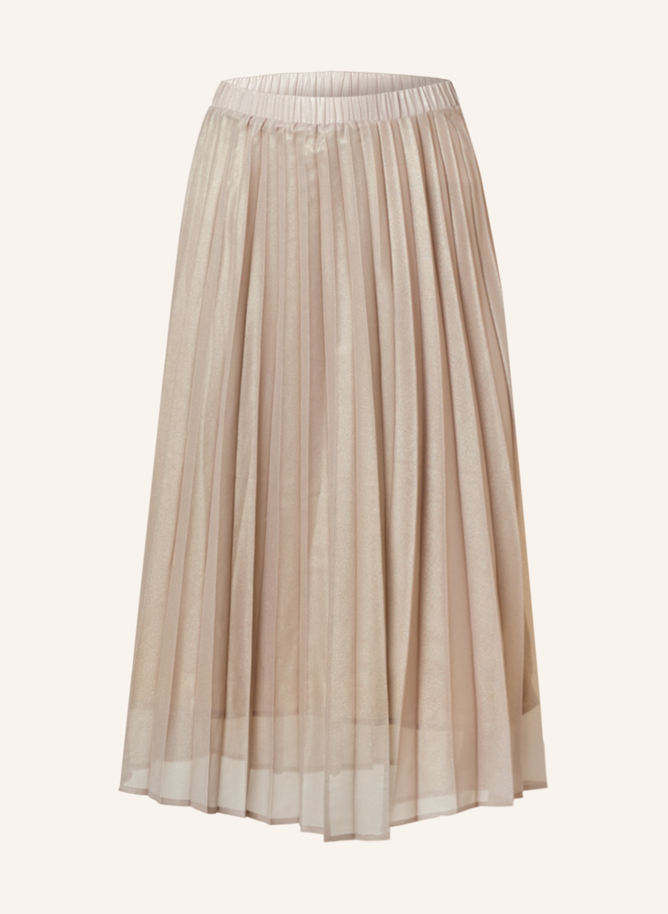 MORE & MORE Pleated skirt, Color: TAUPE (Image 1)