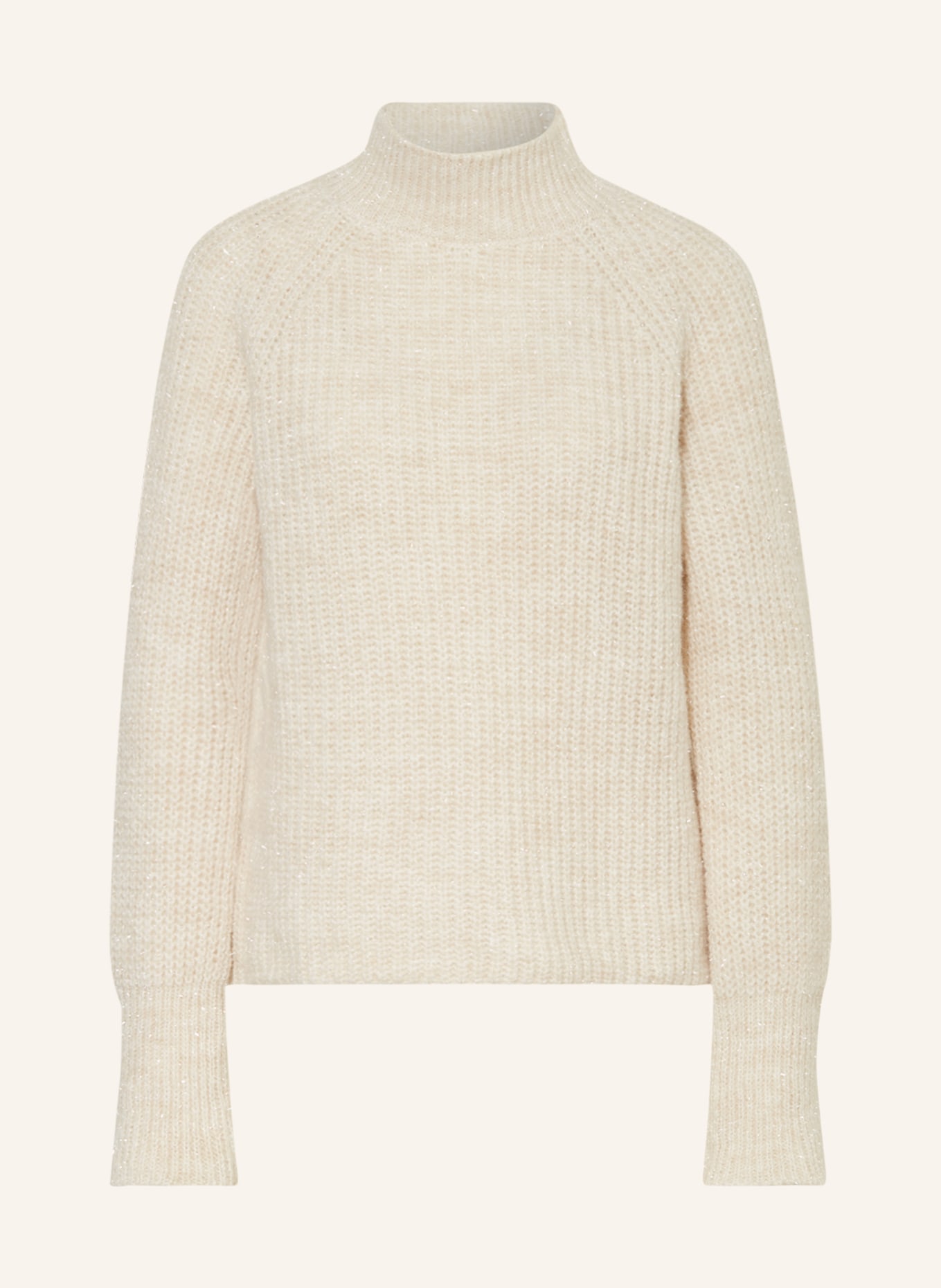 MORE & MORE Sweater with glitter thread, Color: CREAM (Image 1)