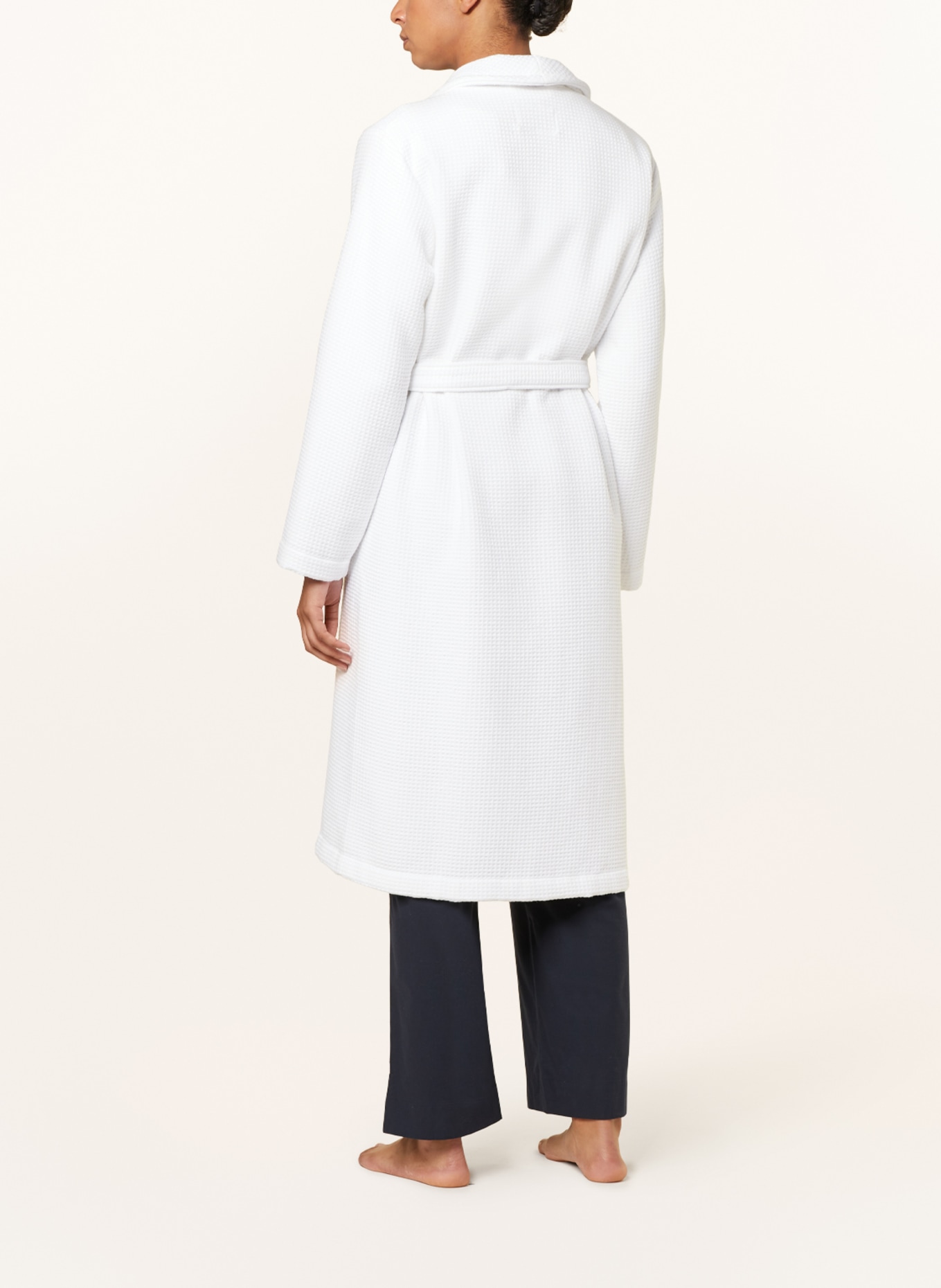 Marc O'Polo Unisex bathrobe, Color: WHITE (Image 3)
