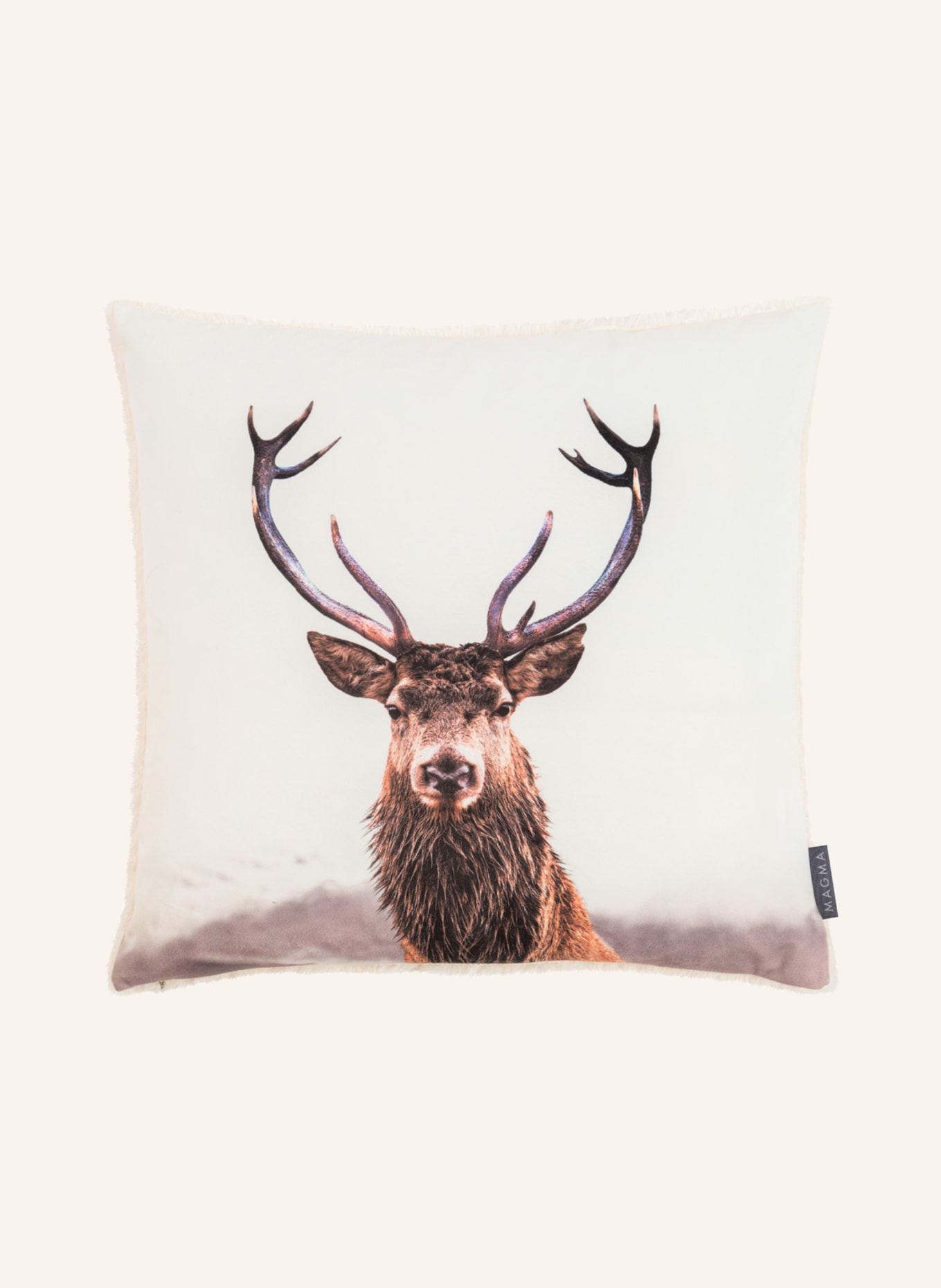 MAGMA Dekokissenhülle INTO THE WILD: CREME / TAUPE / ORANGE