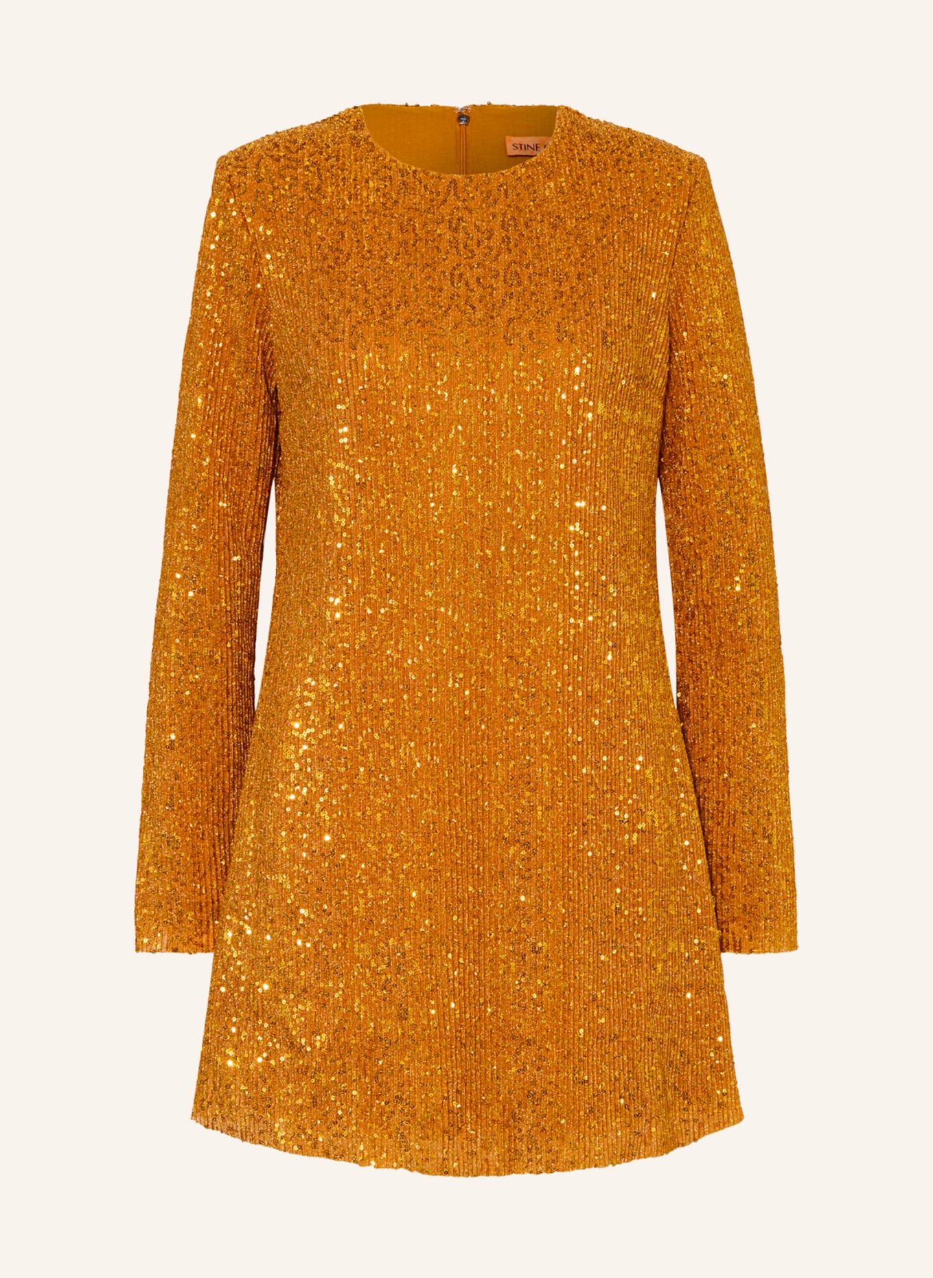 Stine goya gold dress 2025