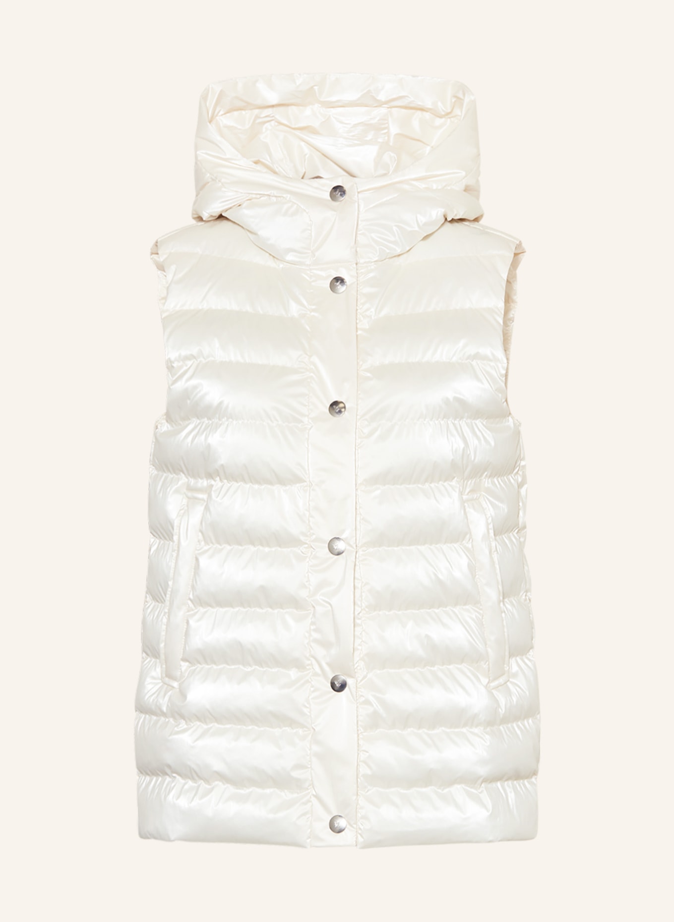 FUCHS SCHMITT Quilted vest, Color: WHITE (Image 1)
