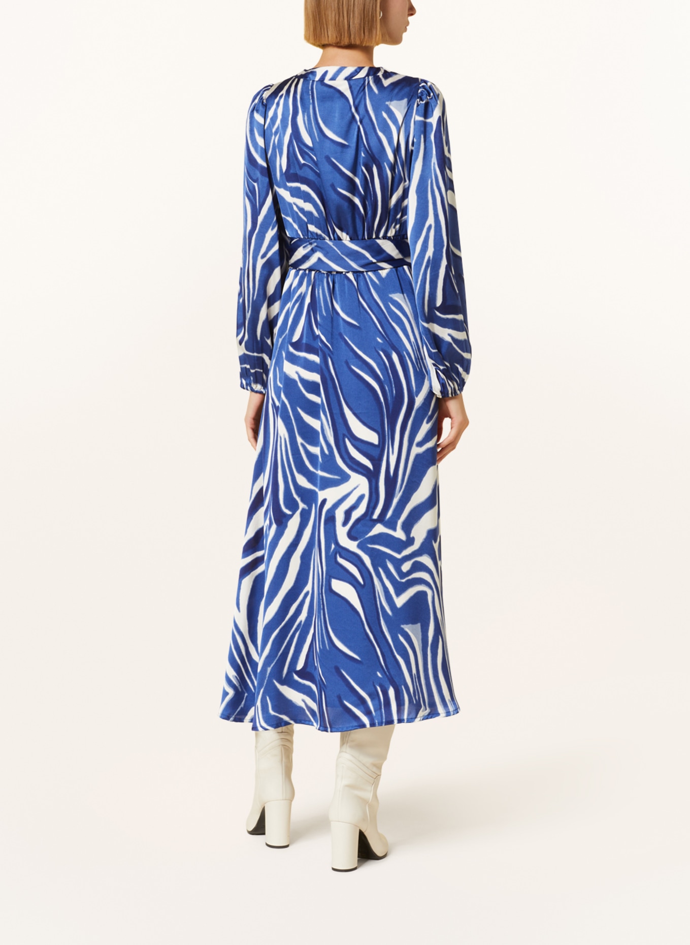 NEO NOIR Kleid LOUISE, Farbe: BLAU/ CREME (Bild 3)