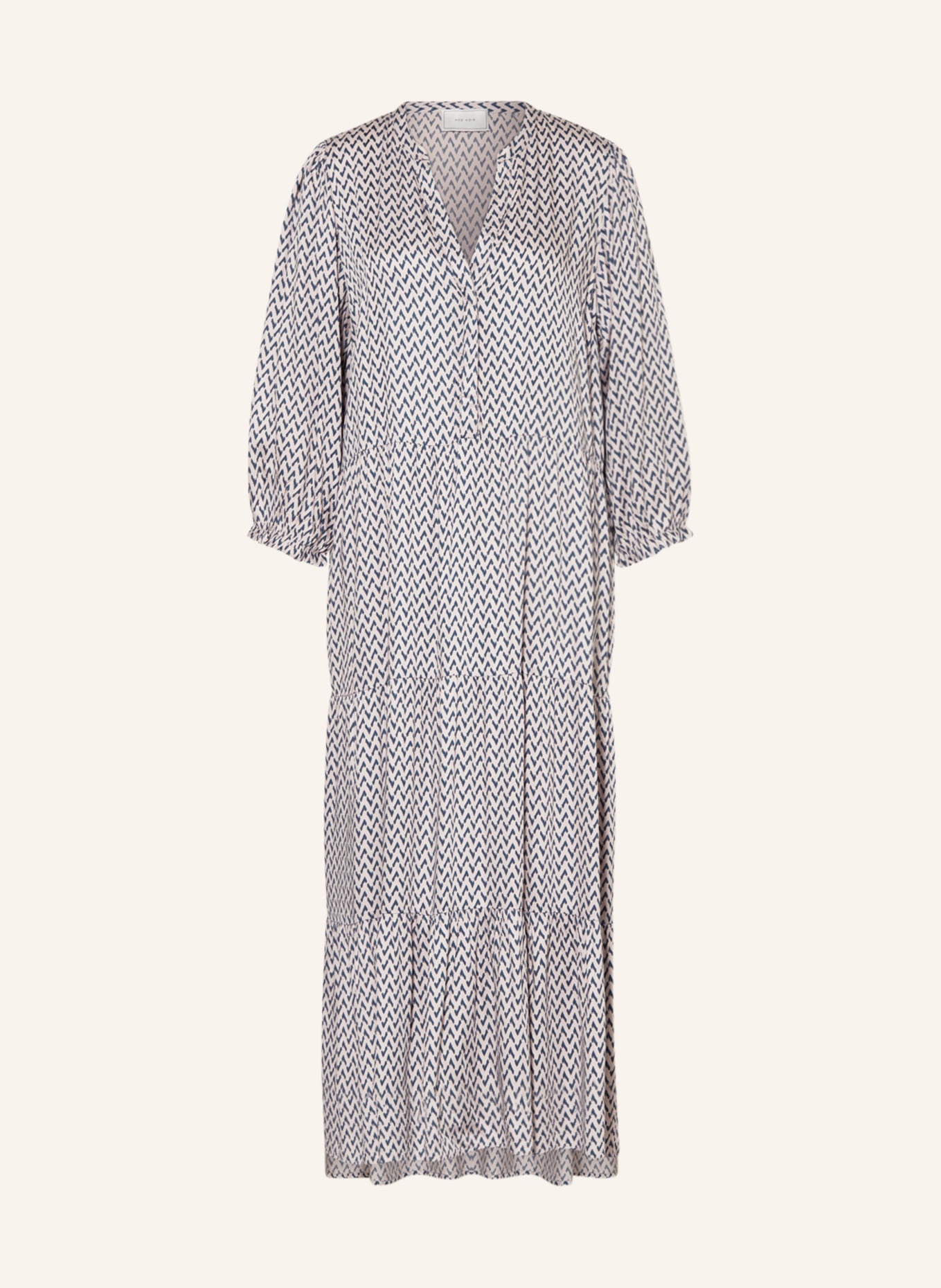 NEO NOIR Kleid ROBYN mit 3/4-Arm, Farbe: HELLROSA/ BLAU (Bild 1)