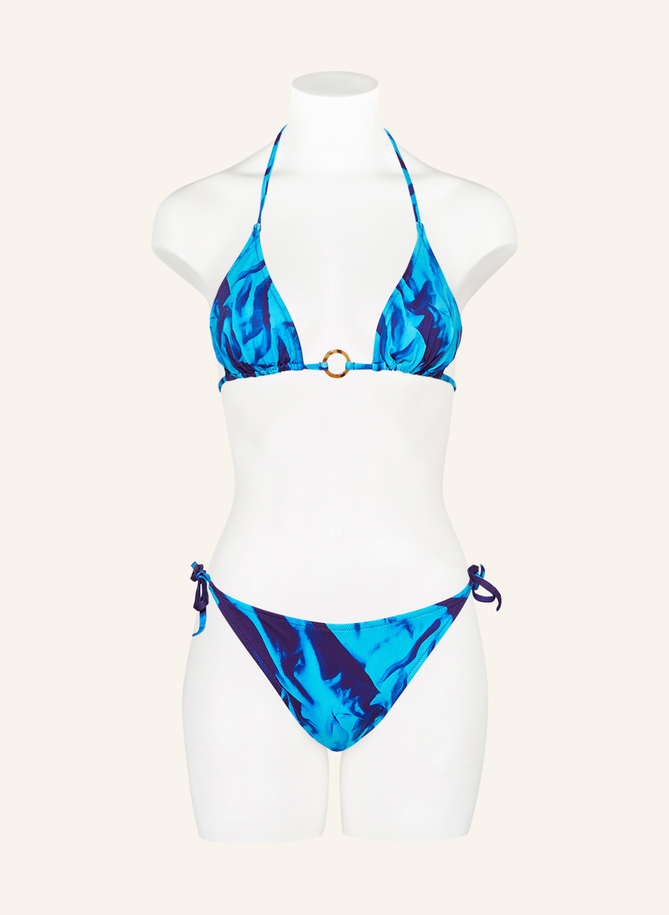 VILEBREQUIN Triangel-Bikini-Hose FOU, Farbe: TÜRKIS/ BLAU (Bild 2)