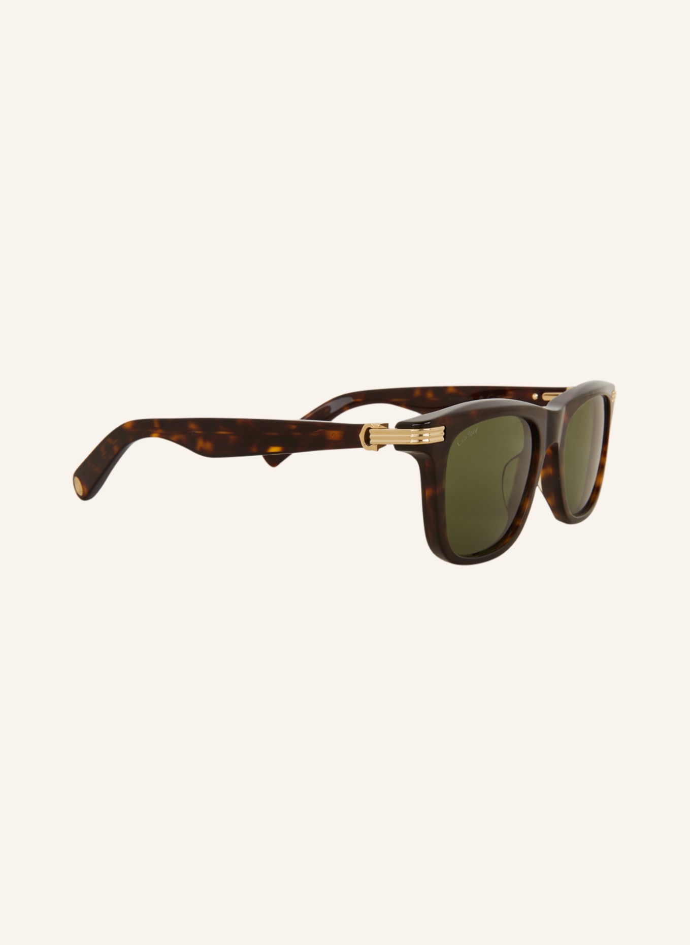 Cartier Sunglasses CT0396S, Color: 4402J1 . HAVANA / GREEN (Image 3)