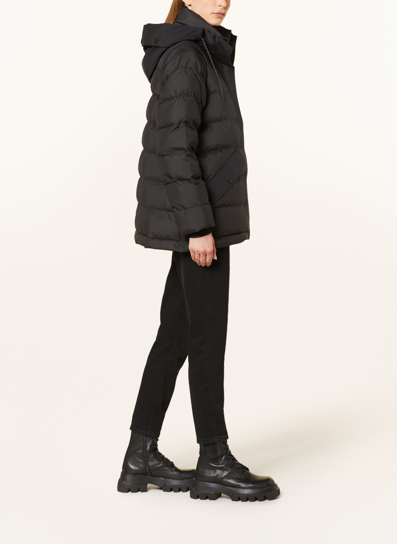 DIDRIKSONS Outdoor jacket FILIPPA, Color: BLACK (Image 4)