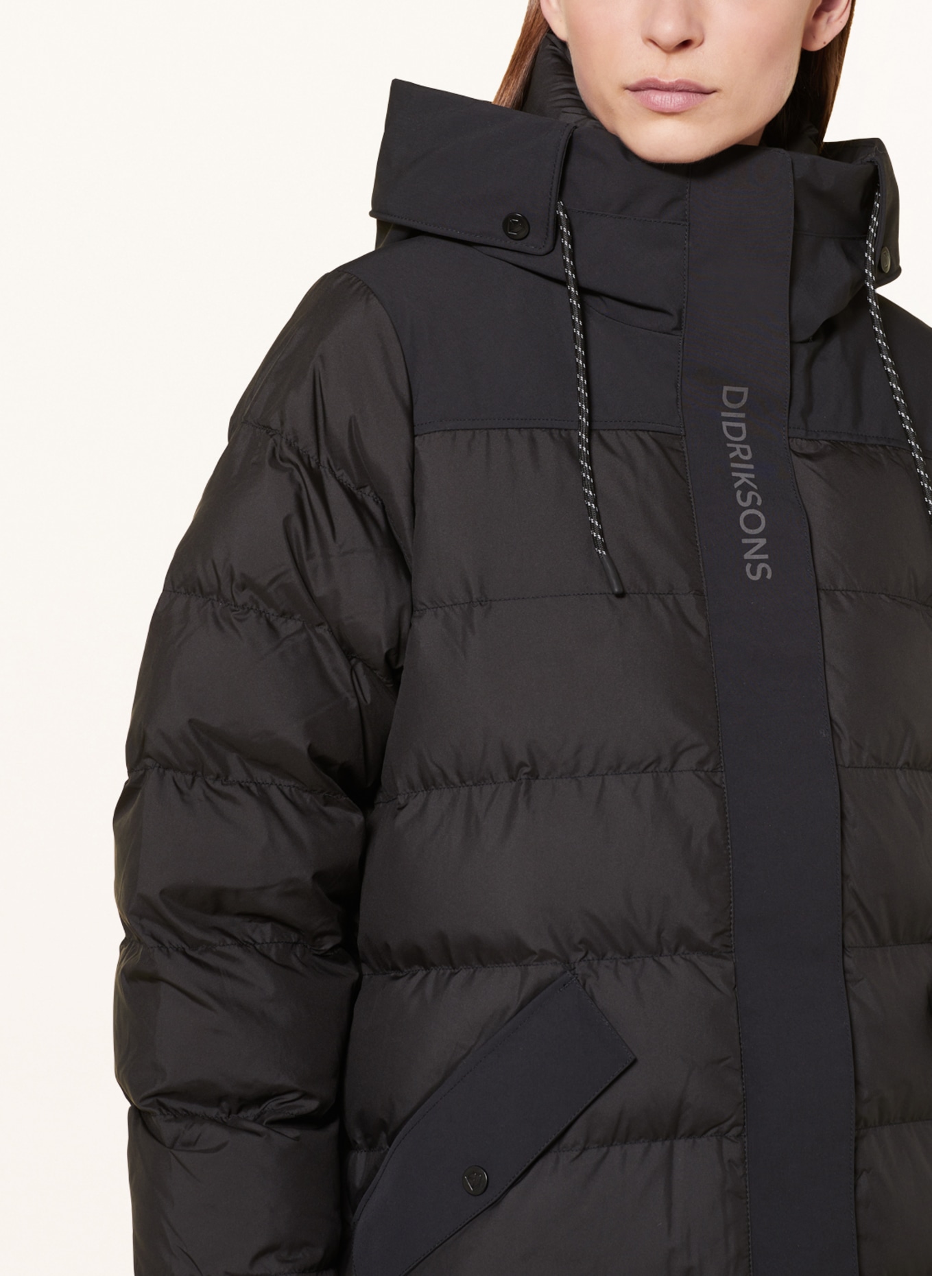 DIDRIKSONS Outdoor jacket FILIPPA, Color: BLACK (Image 5)