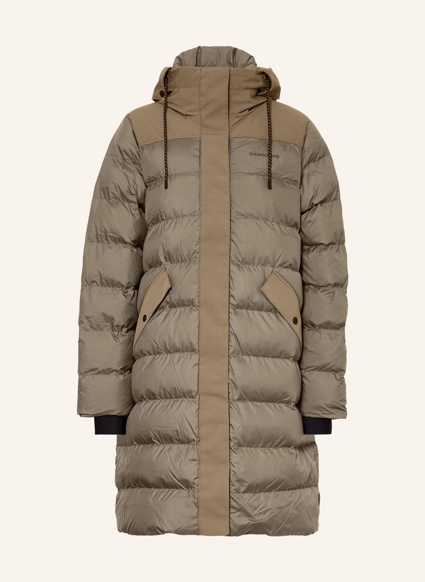 DIDRIKSONS Quilted coat, Color: BEIGE (Image 1)