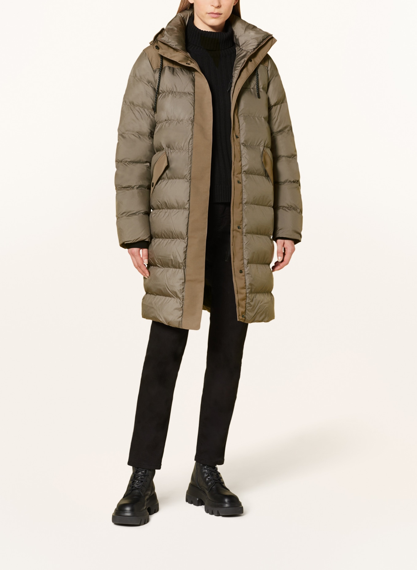DIDRIKSONS Quilted coat, Color: BEIGE (Image 2)