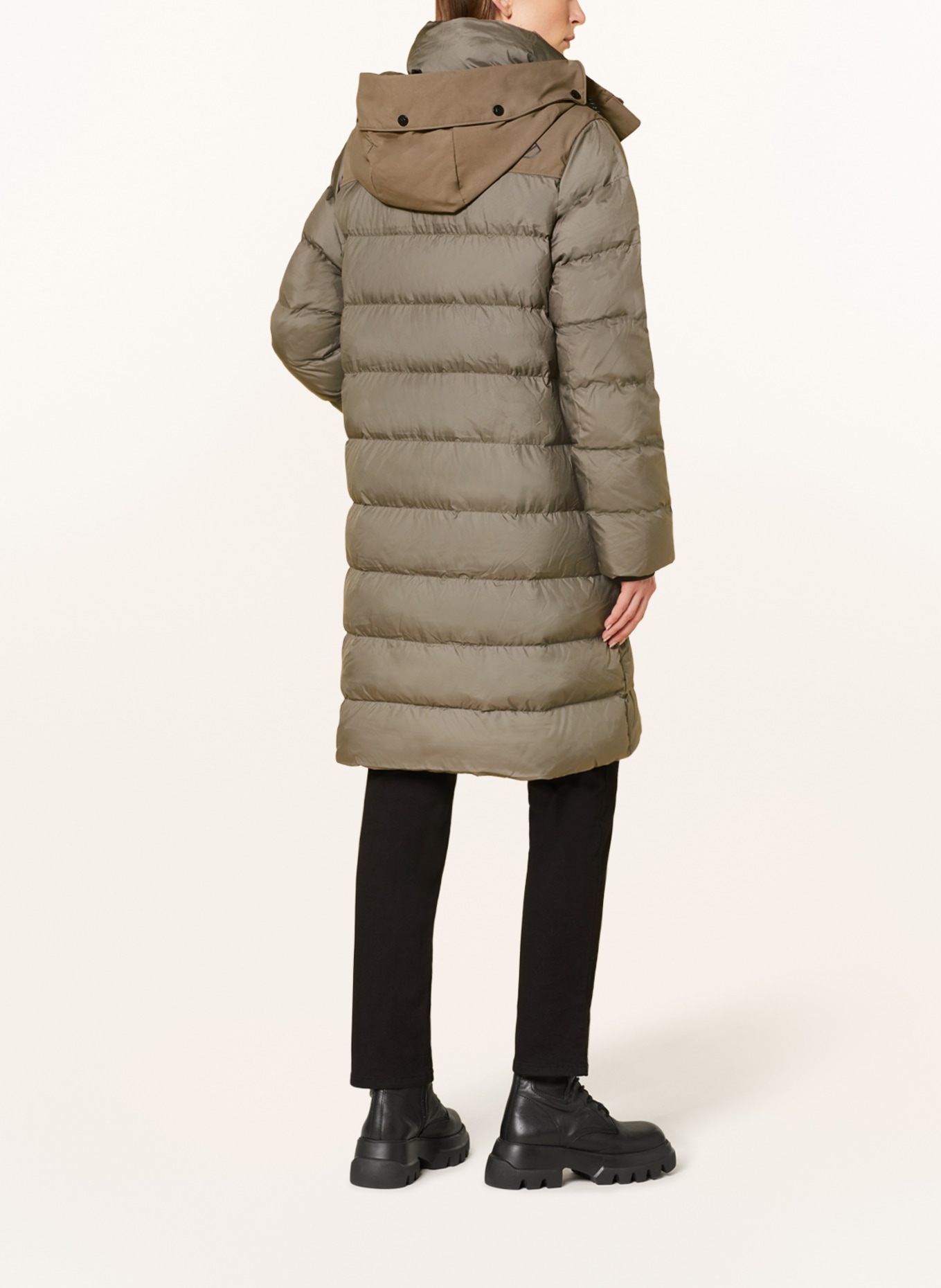 DIDRIKSONS Quilted coat, Color: BEIGE (Image 3)
