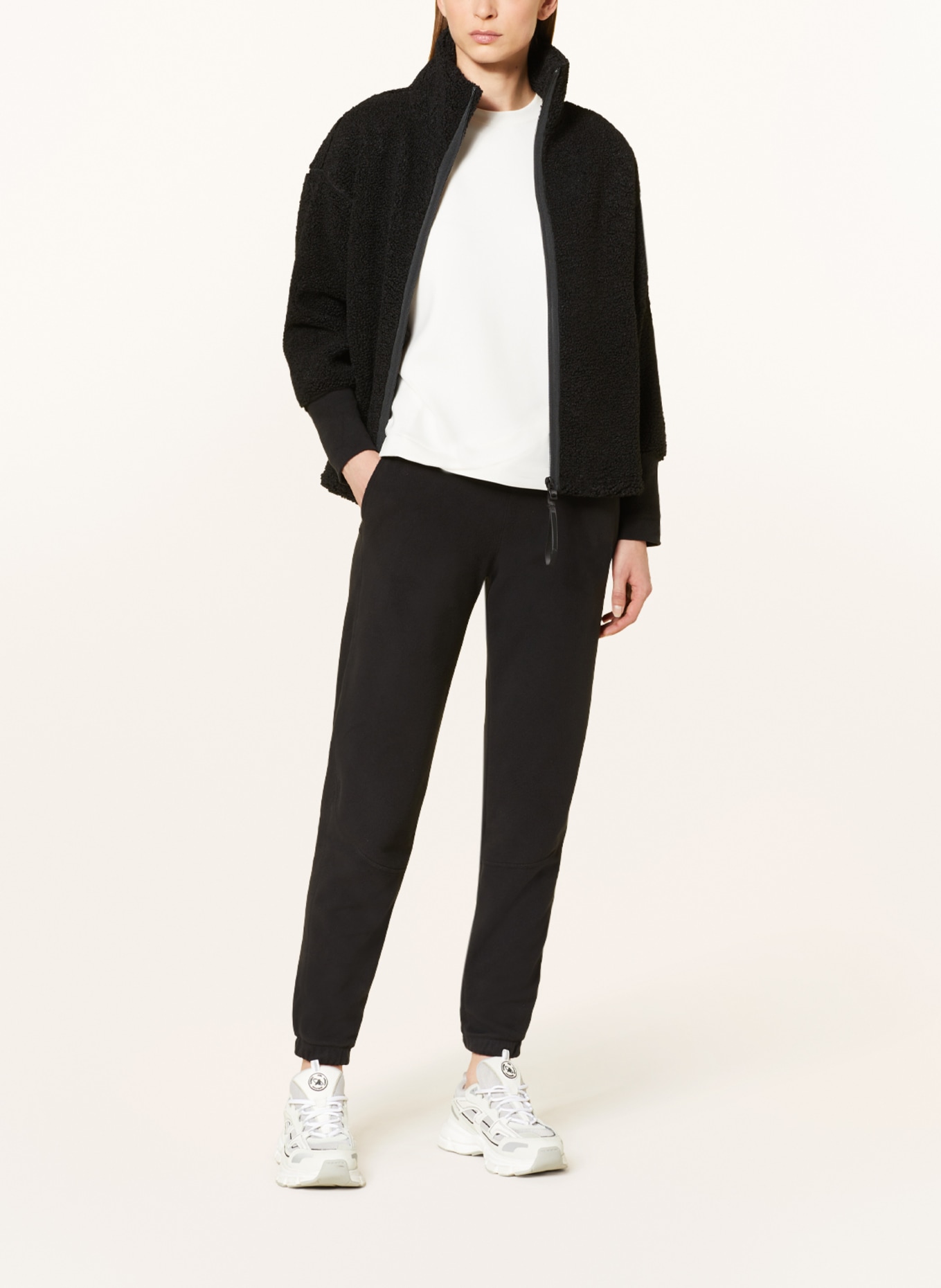 DIDRIKSONS Fleece jacket MELLA, Color: BLACK (Image 2)