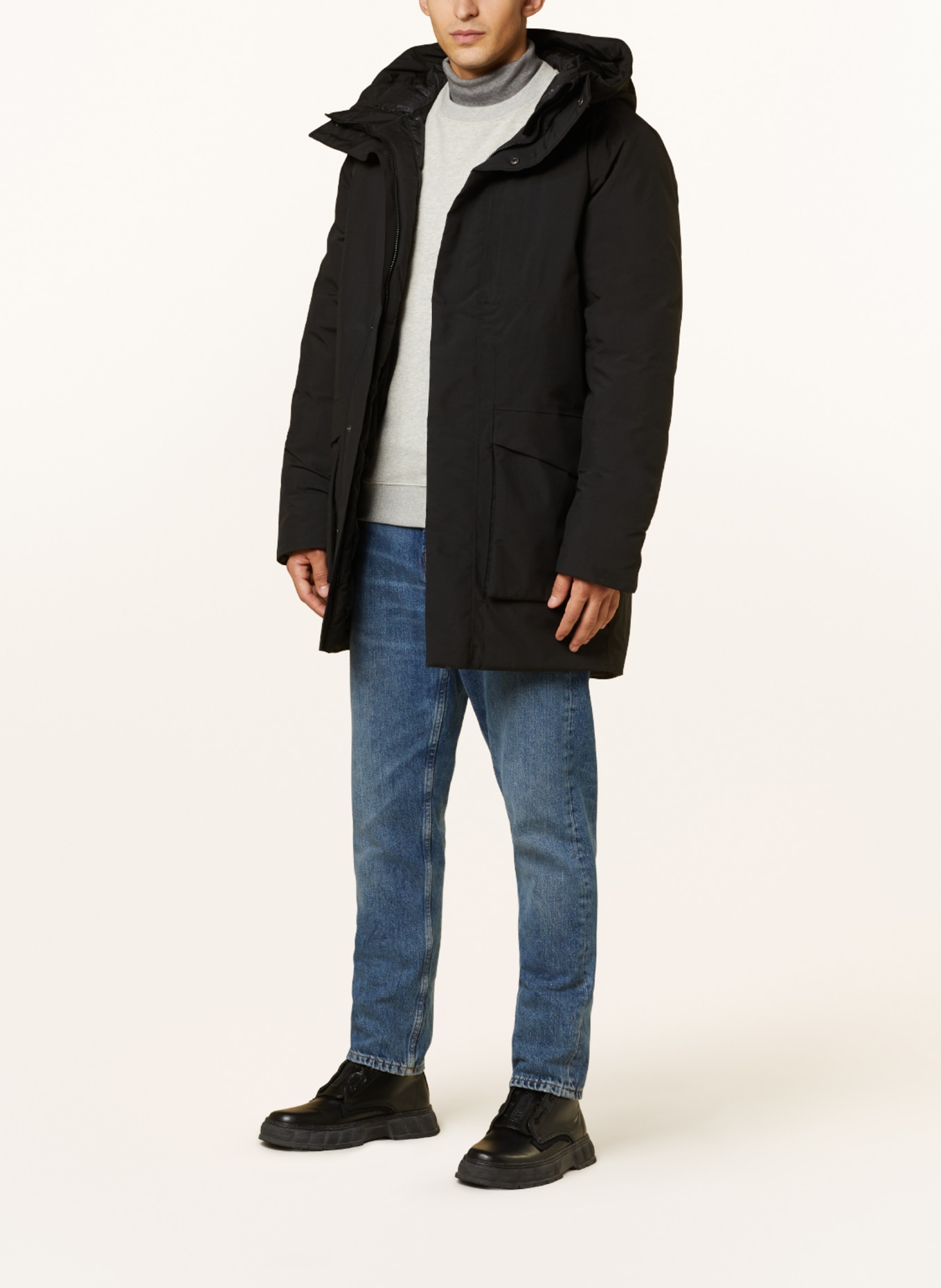 in AKILLES Parka black DIDRIKSONS