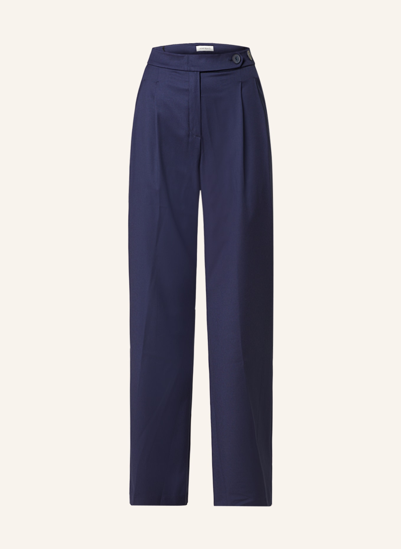 JUNE FRIDAYS Wide leg trousers, Color: DARK BLUE (Image 1)