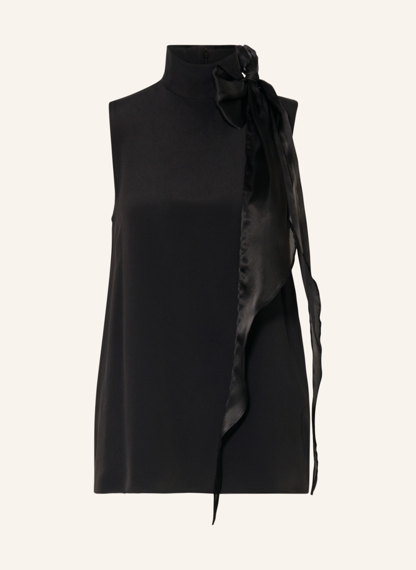 RIANI Blouse top with silk, Color: BLACK (Image 1)