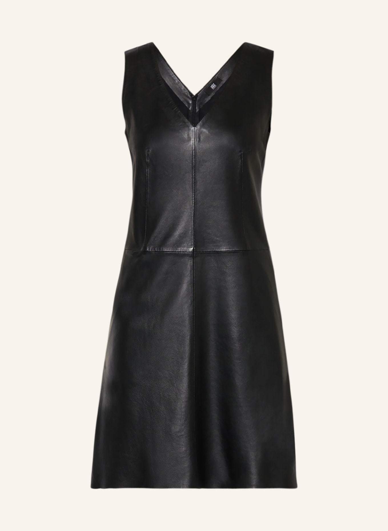 RIANI Leather dress, Color: BLACK (Image 1)