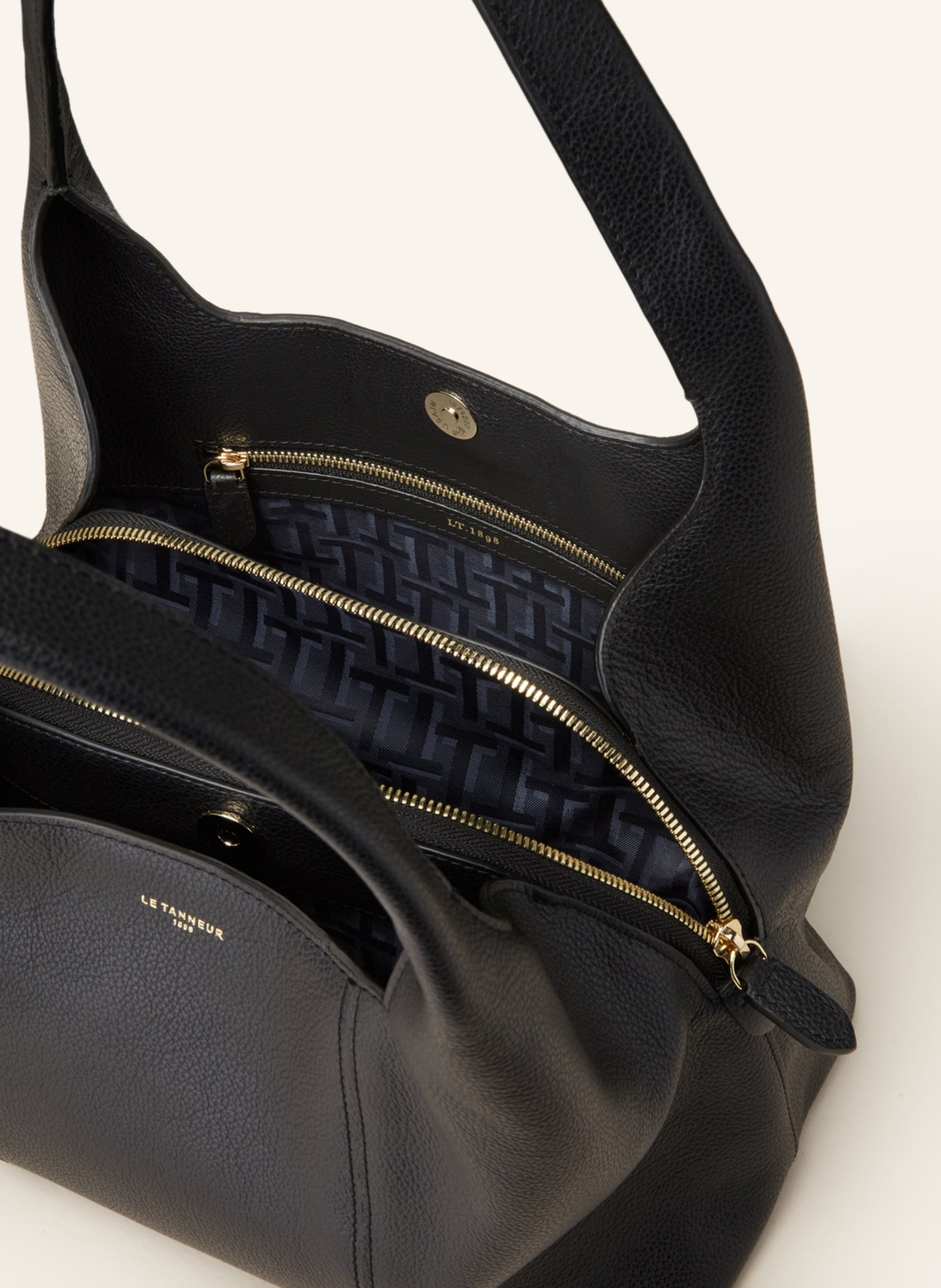 LE TANNEUR Shoulder bag JULIETTE MEDIUM, Color: BLACK (Image 3)