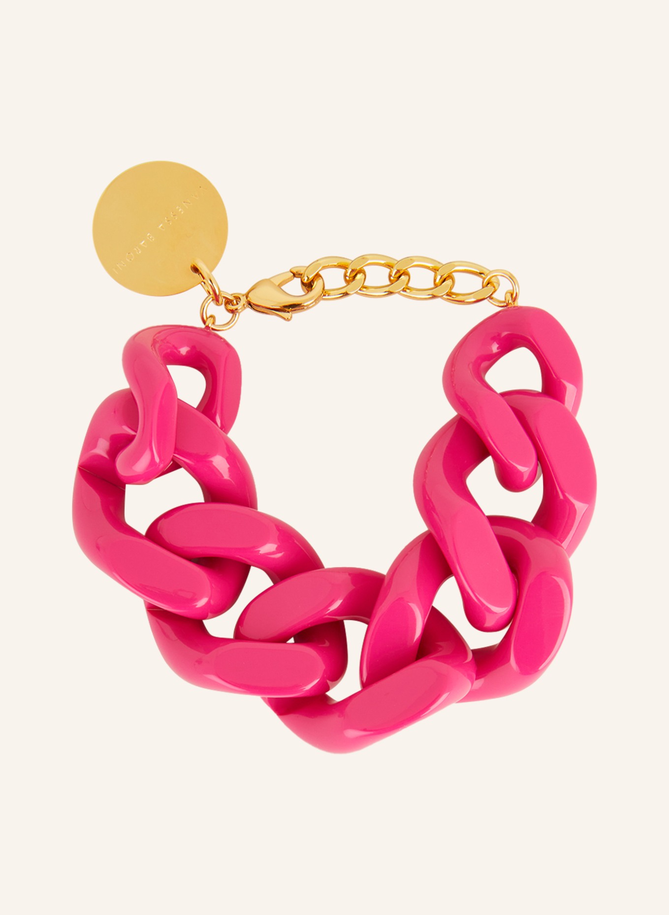 VANESSA BARONI Bracelet GIANT, Color: FUCHSIA/ GOLD (Image 1)