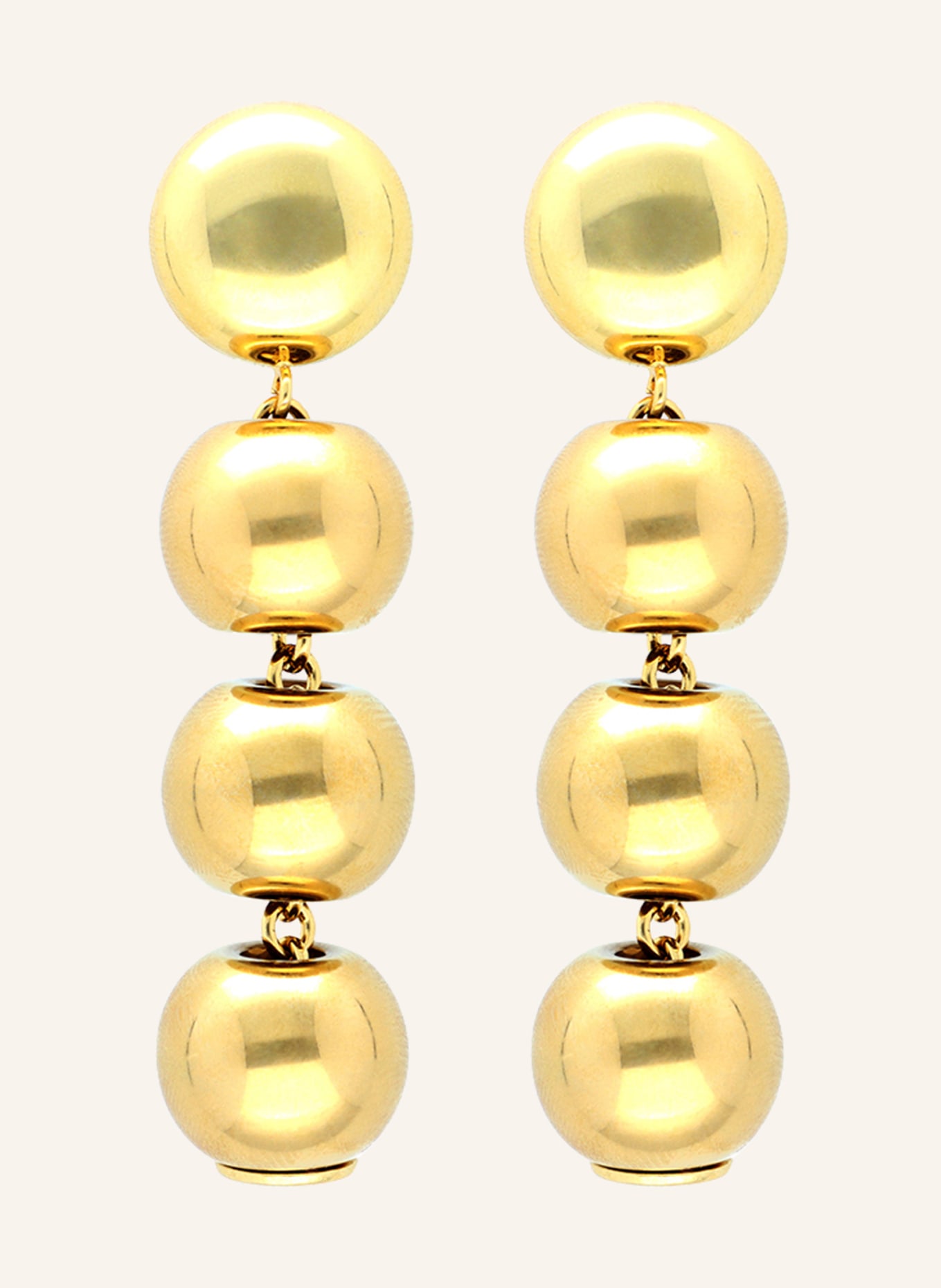 VANESSA BARONI Earrings SMALL BEADS, Color: GOLD (Image 1)