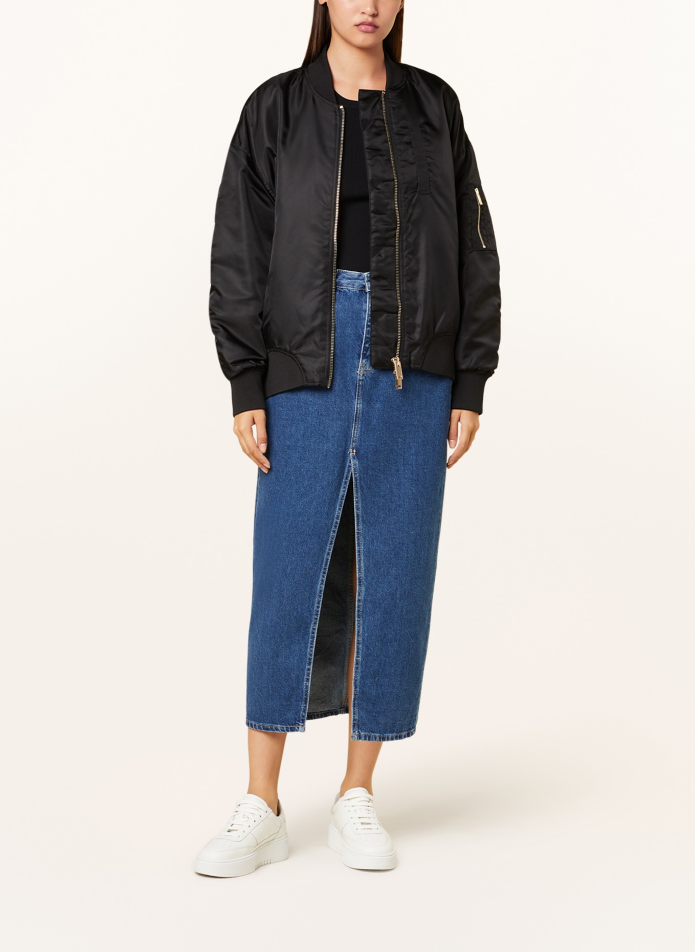 Calvin Klein Jeans Spódnica jeansowa, Kolor: 1BJ DENIM DARK (Obrazek 2)