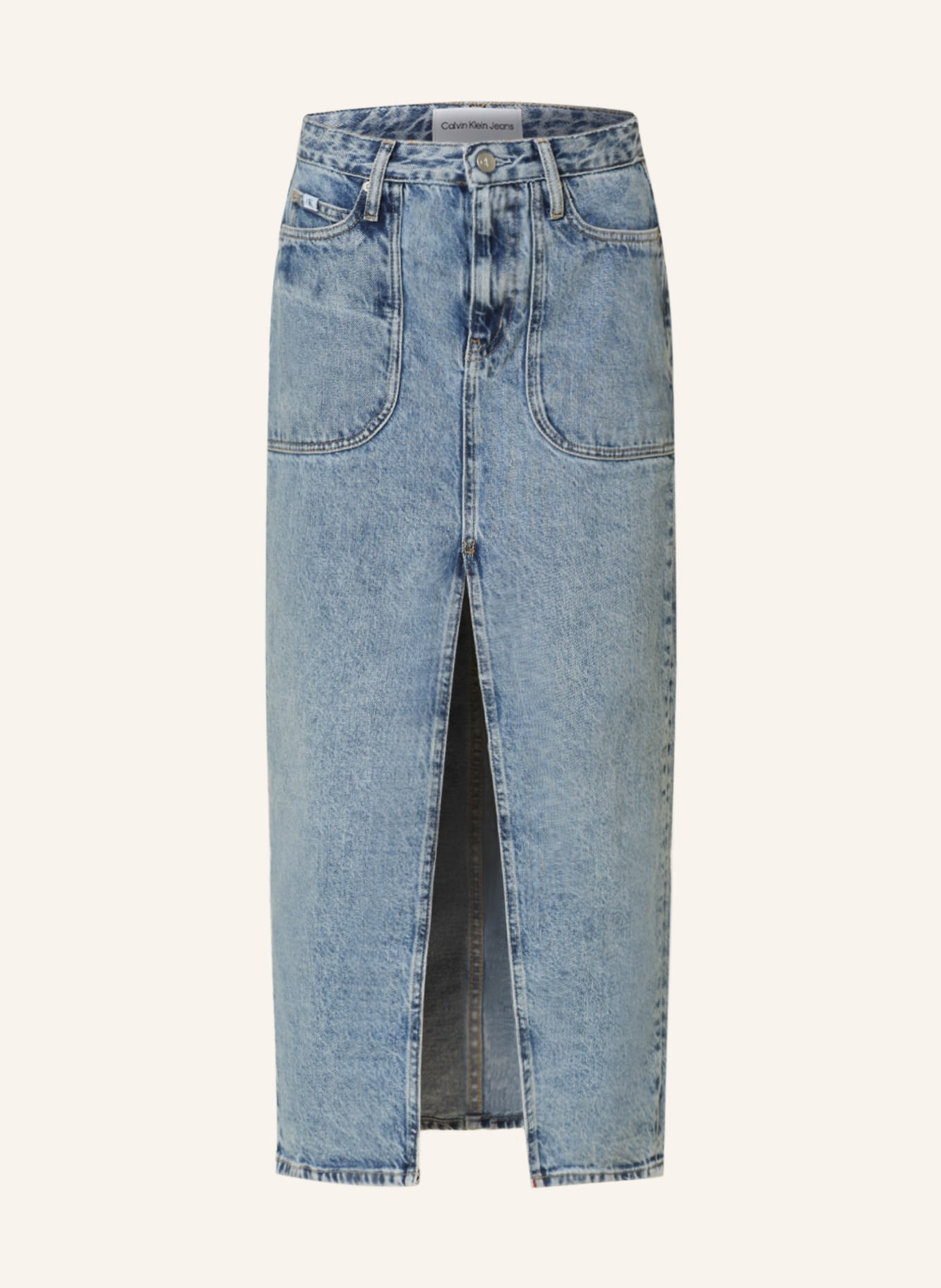 Calvin Klein Jeans Jeansrock, Farbe: 1AA Denim Light (Bild 1)
