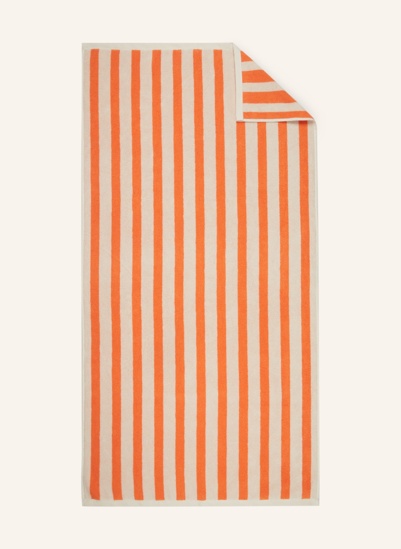 Marc O'Polo Bath towel HERITAGE, Color: ECRU/ ORANGE (Image 1)