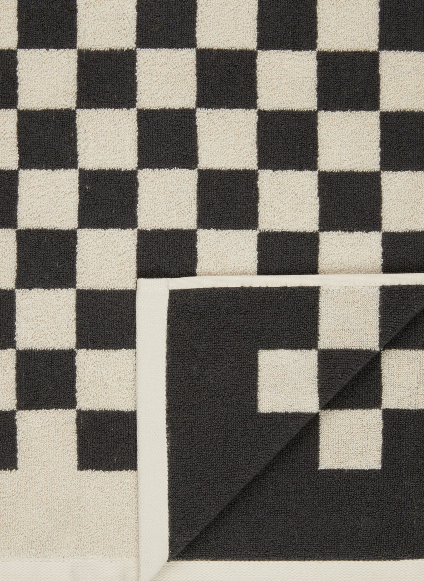 Marc O'Polo Ręcznik CHECKER, Kolor: CZIEMNOSZARY/ KREMOWY (Obrazek 3)