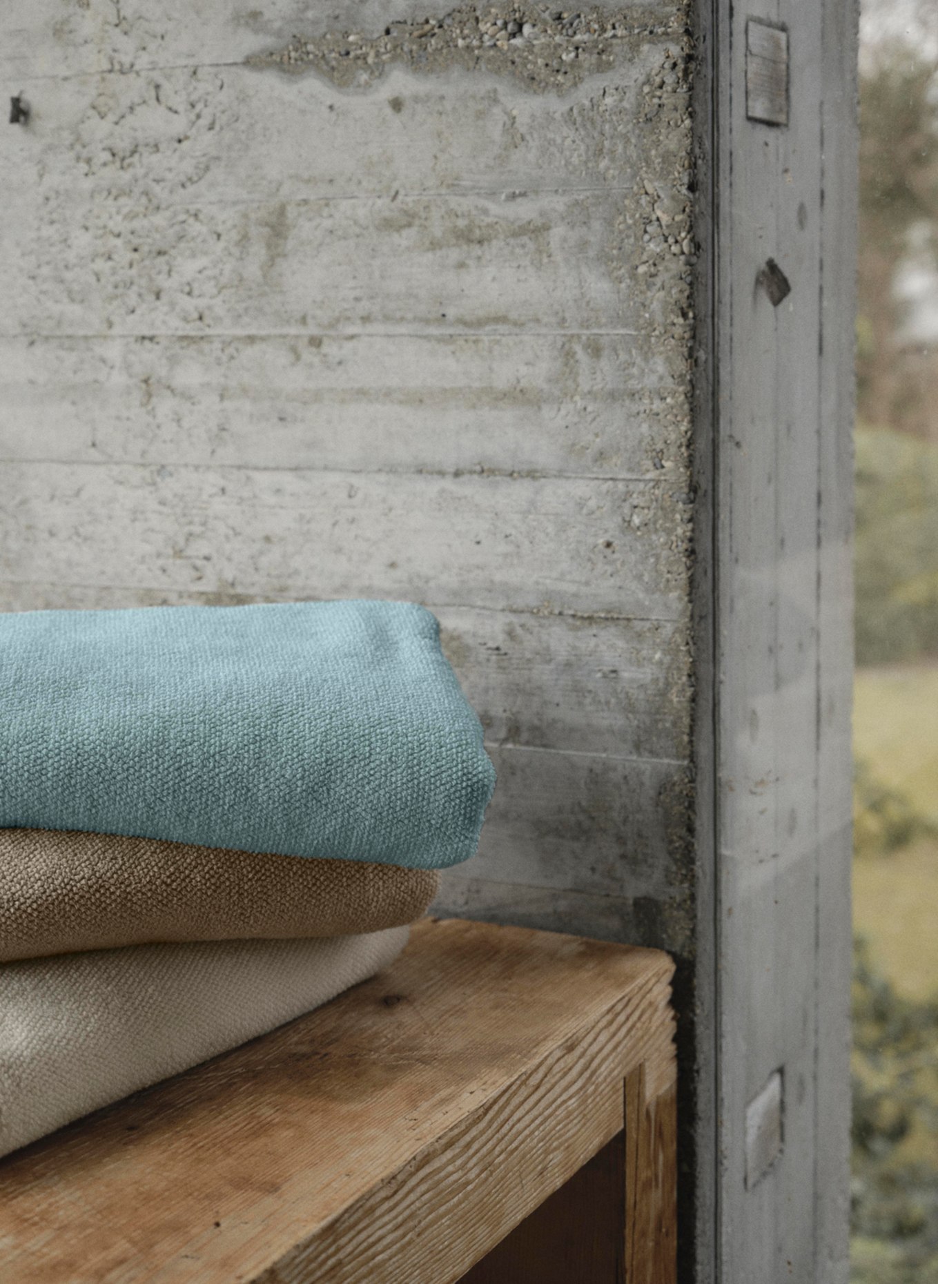 Marc O'Polo Bath towel TIMELESS, Color: LIGHT BLUE (Image 3)