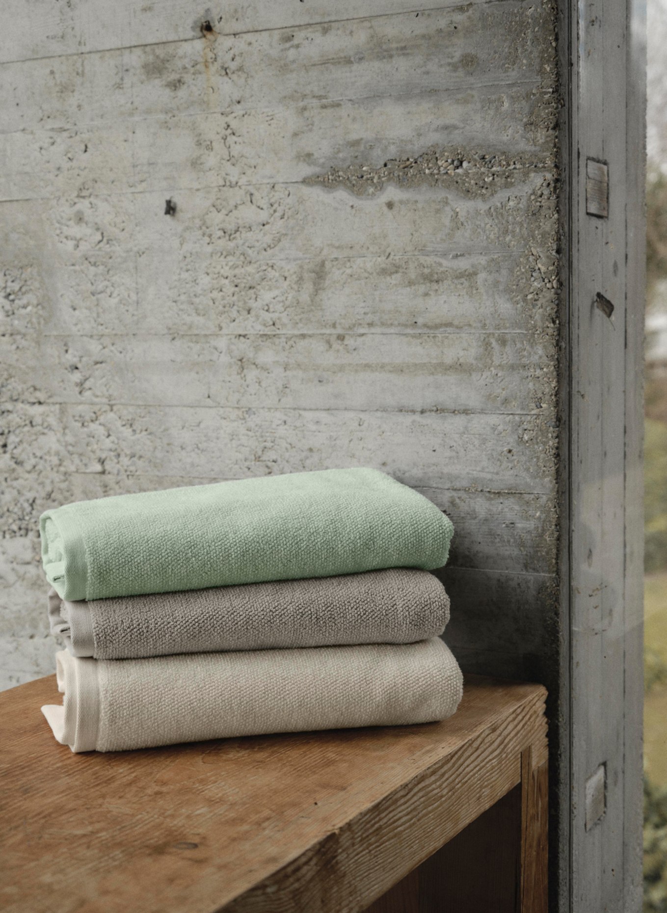 Marc O'Polo Bath towel TIMELESS, Color: GRAY (Image 3)