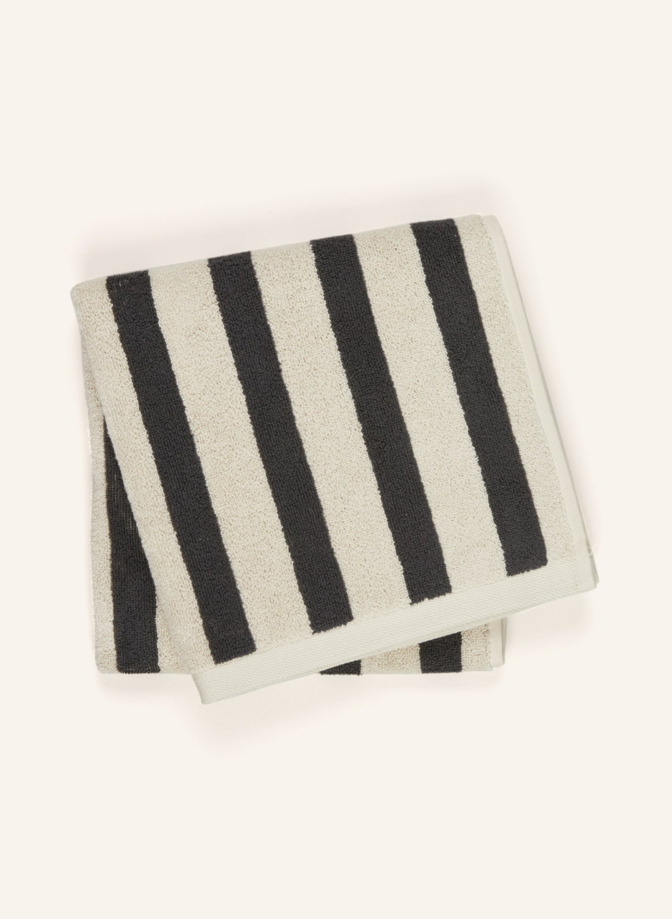 Marc O'Polo Towel HERITAGE, Color: DARK GRAY/ BEIGE (Image 2)