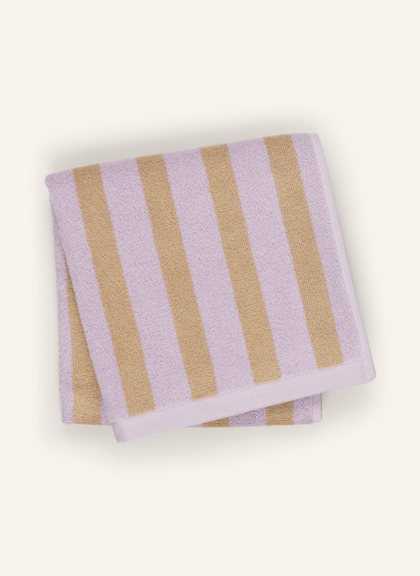 Marc O'Polo Towel HERITAGE, Color: LIGHT PURPLE/ LIGHT BROWN (Image 2)
