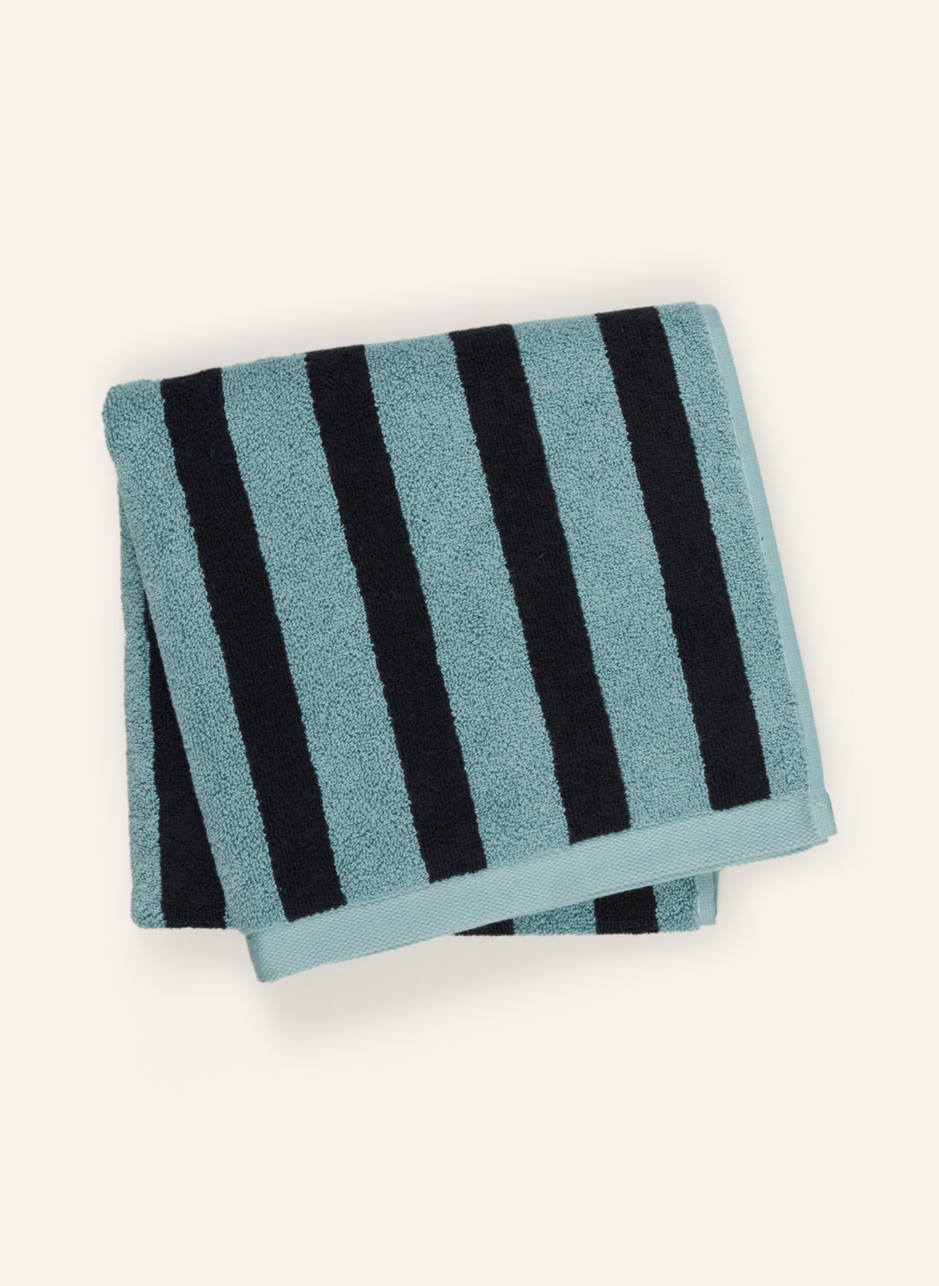 Marc O'Polo Towel HERITAGE, Color: LIGHT BLUE/ BLACK (Image 2)