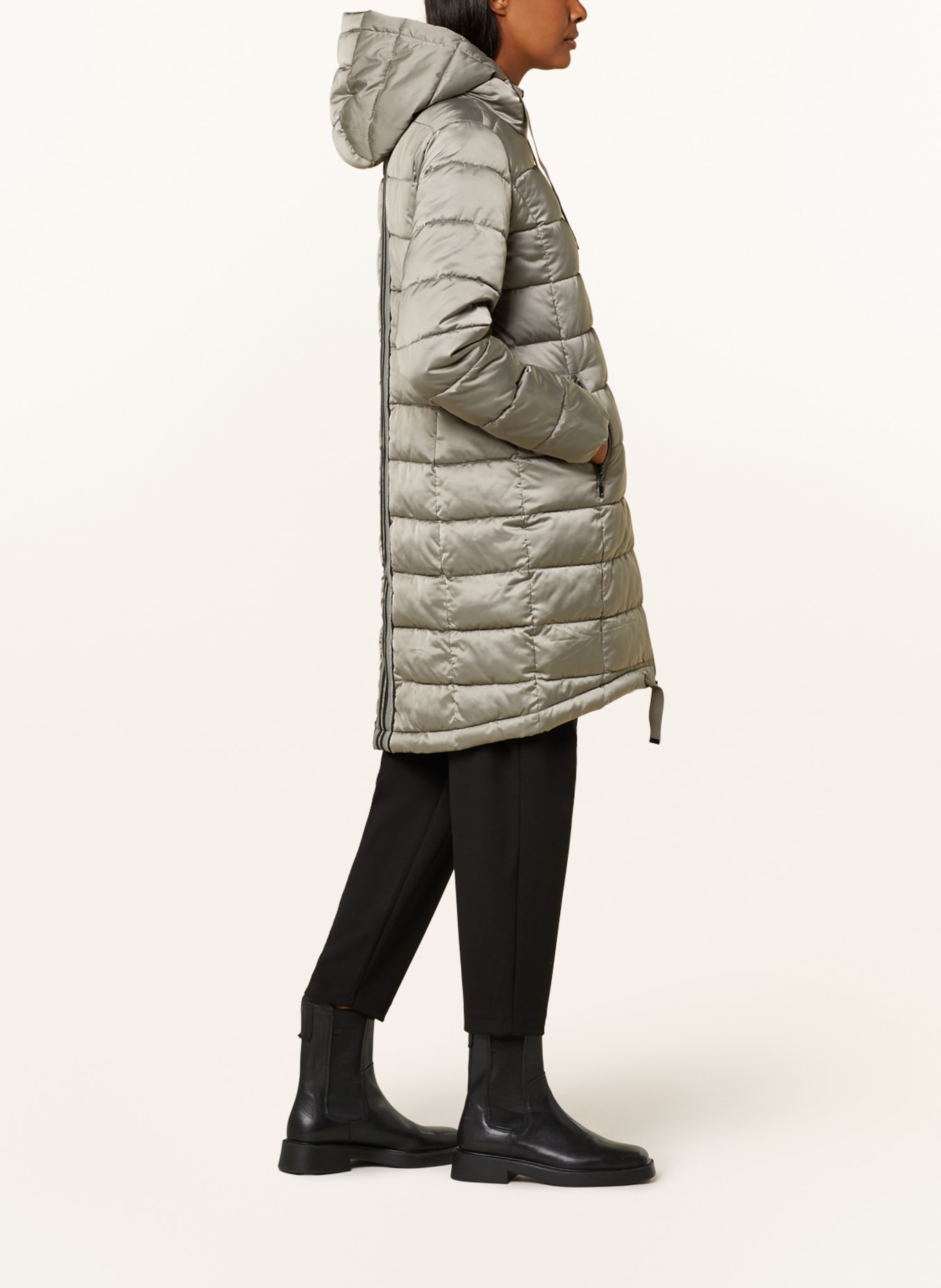 monari Quilted coat, Color: MINT (Image 4)