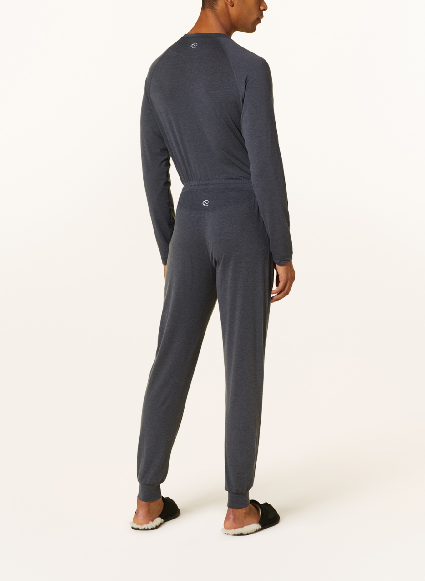 CALIDA Pajama pants DEEPSLEEPWEAR WARMING, Color: DARK GRAY (Image 3)