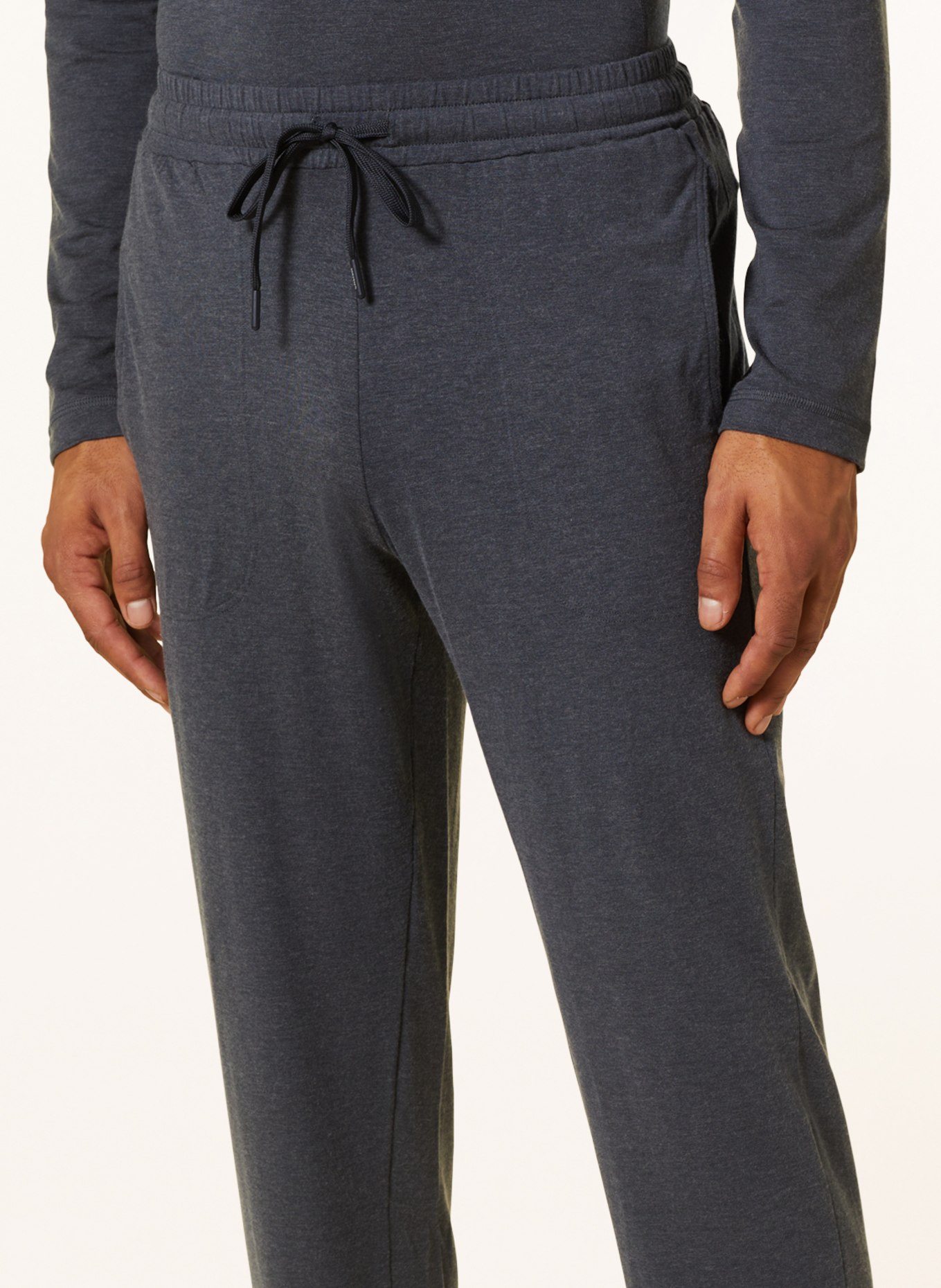 CALIDA Pajama pants DEEPSLEEPWEAR WARMING, Color: DARK GRAY (Image 5)